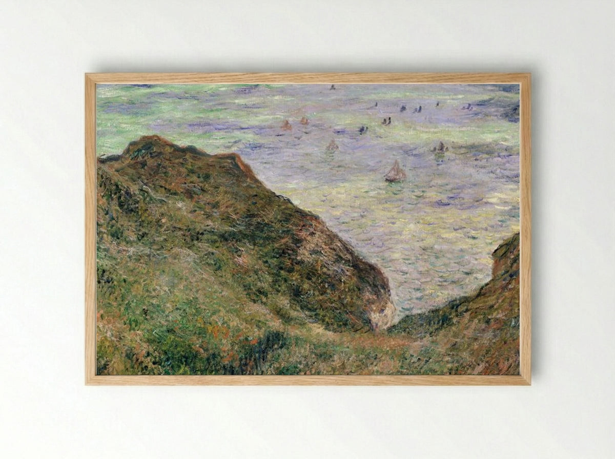 View Over the Sea - Claude Monet - Framed Print Wood