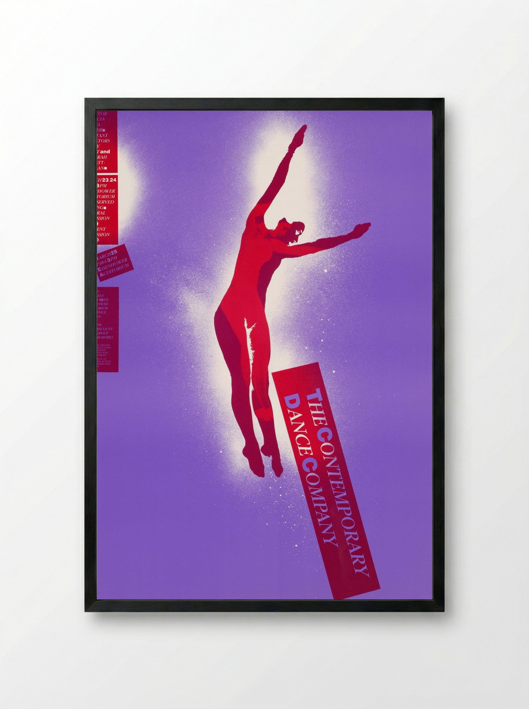 The Contemporary Dance Company - Lanny Sommese - Framed Print Black