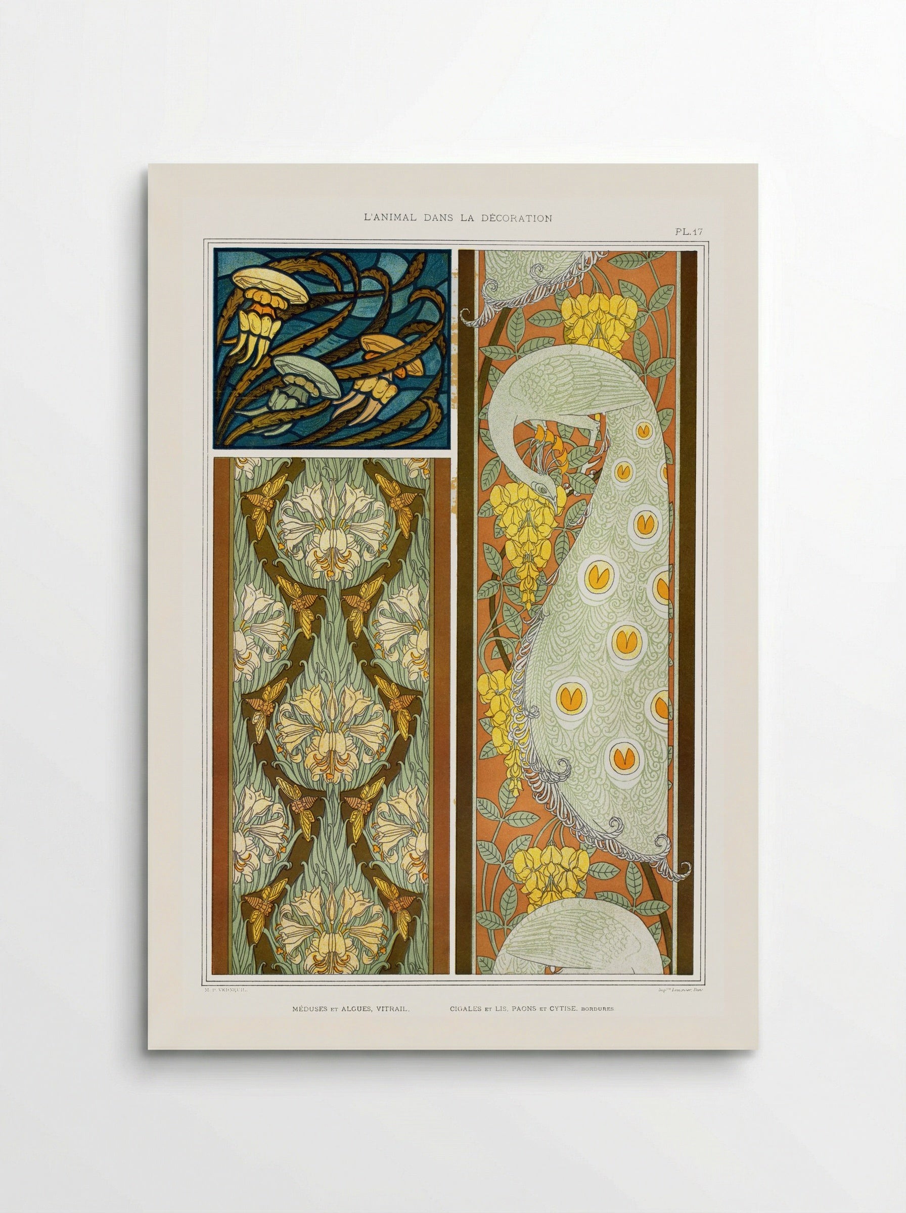 L'Animal dans la Décoration, Plate 17 - Maurice Pillard Verneuil - Poster
