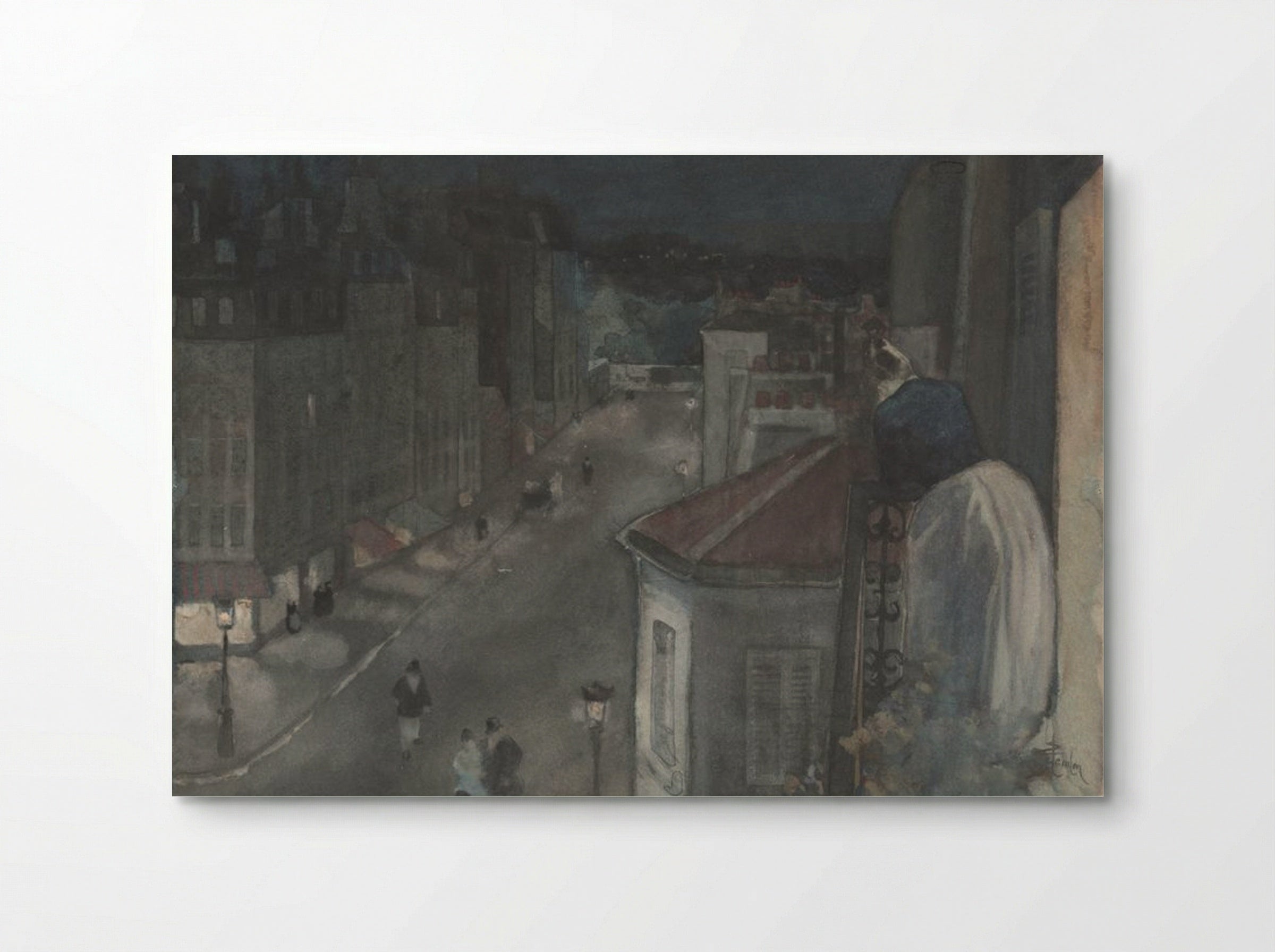 From the Sixth Floor - Théophile Alexandre Steinlen - Poster
