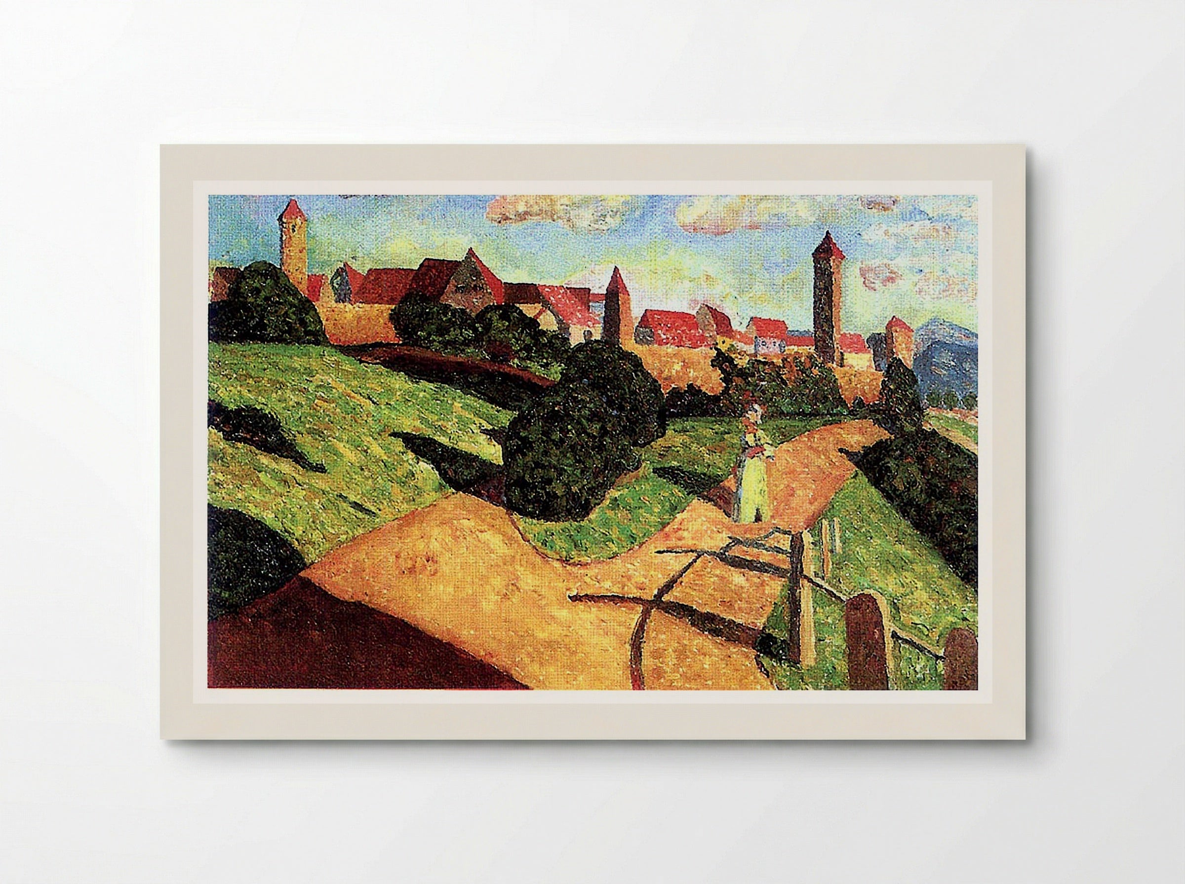 Old Town II - August Macke - Poster
