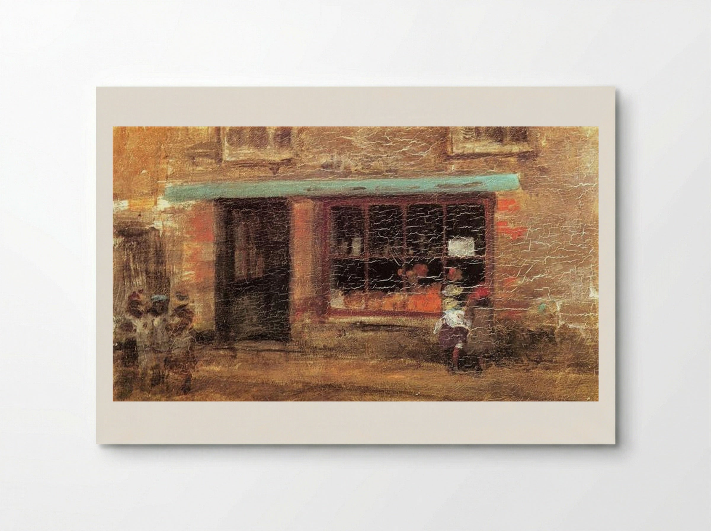 Blue and Orange: The Sweet Shop - James McNeill Whistler - Poster