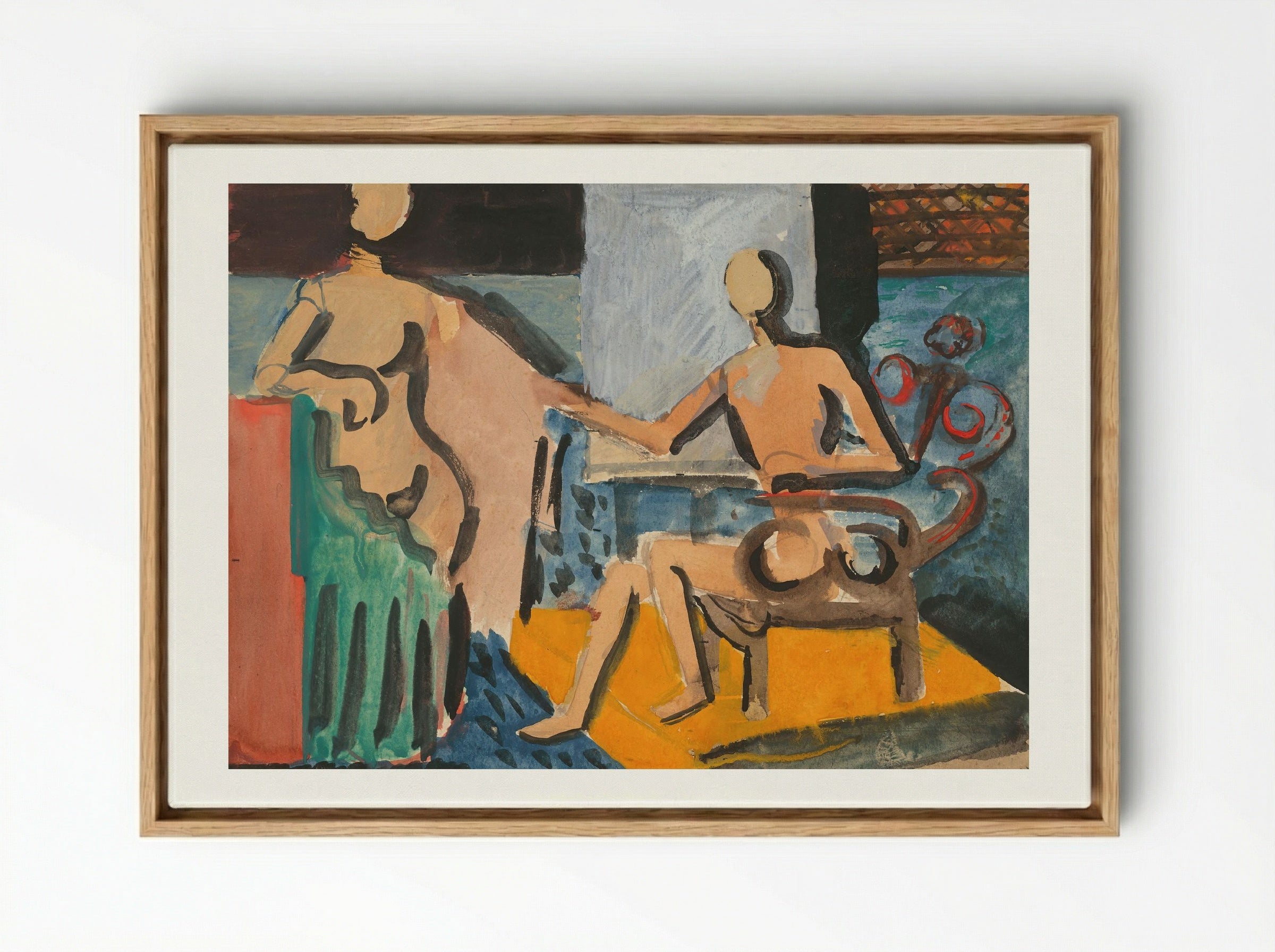 Atelier - Cyprián Majerník - Framed Canvas Wood
