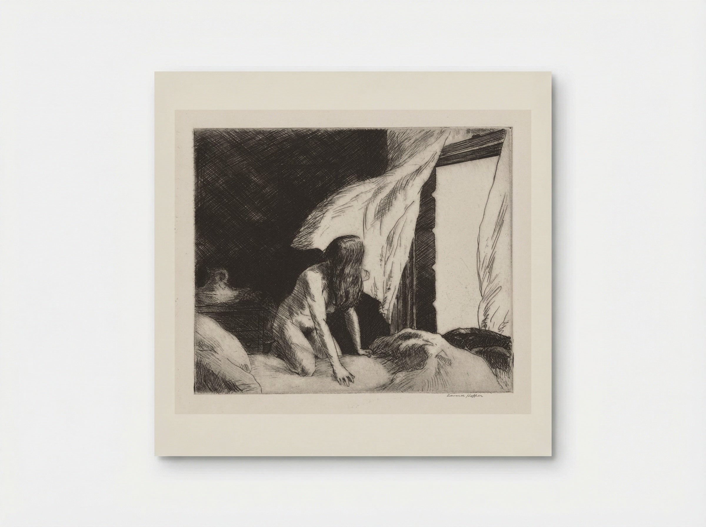 The Evening Wind - Edward Hopper - Poster