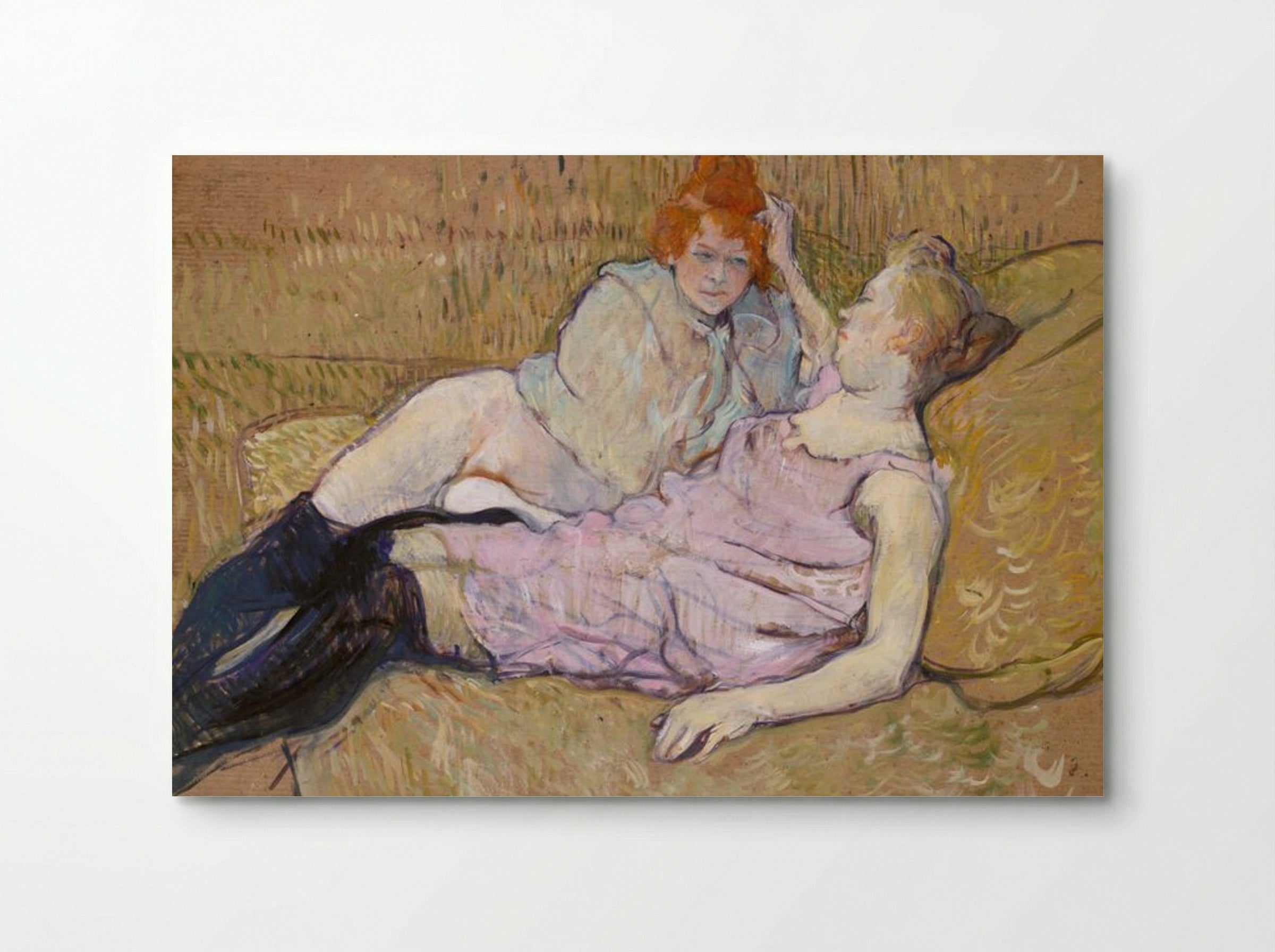 The Sofa - Henri de Toulouse-Lautrec - Poster