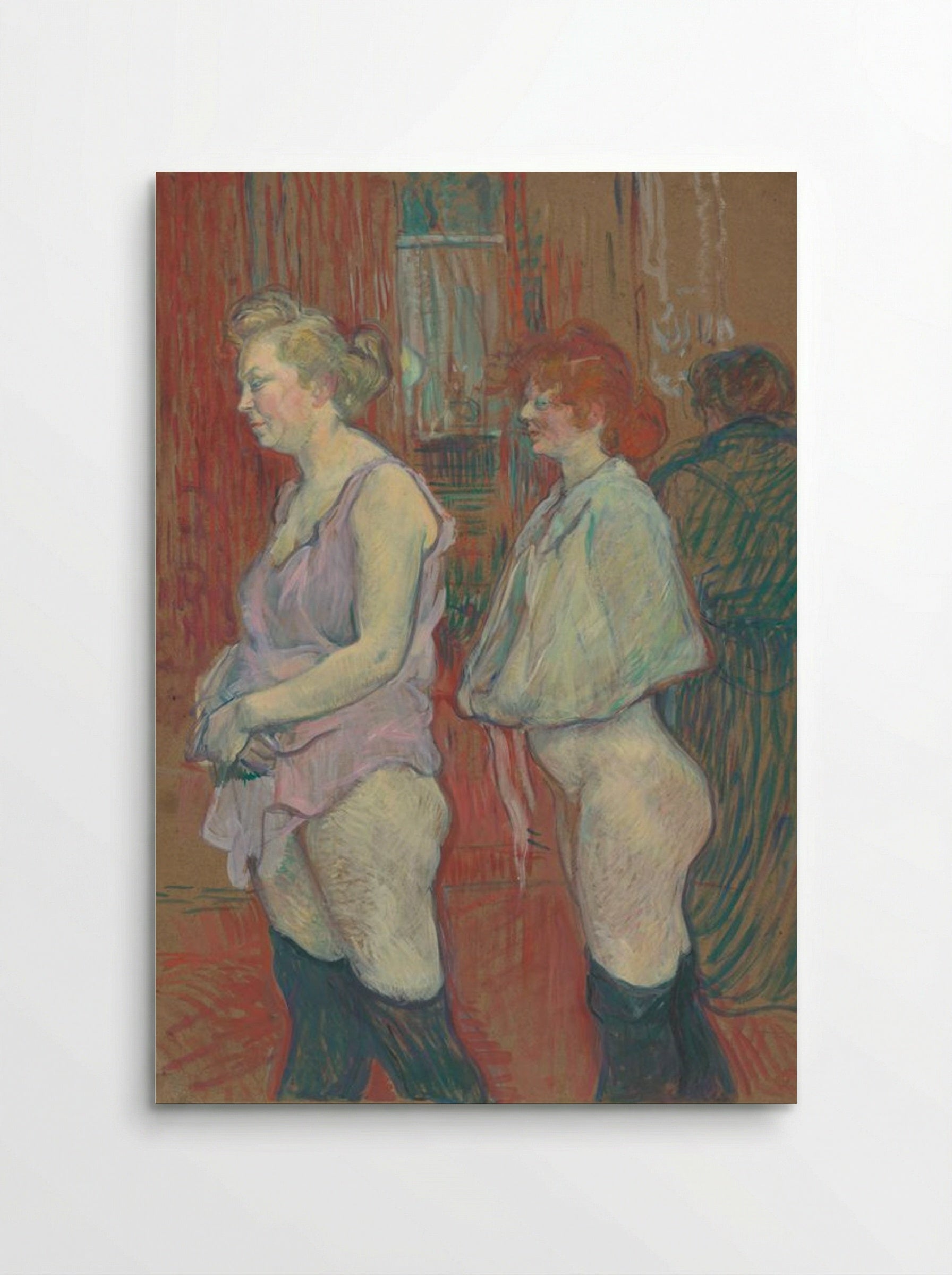 Rue des Moulins - Henri de Toulouse-Lautrec - Poster