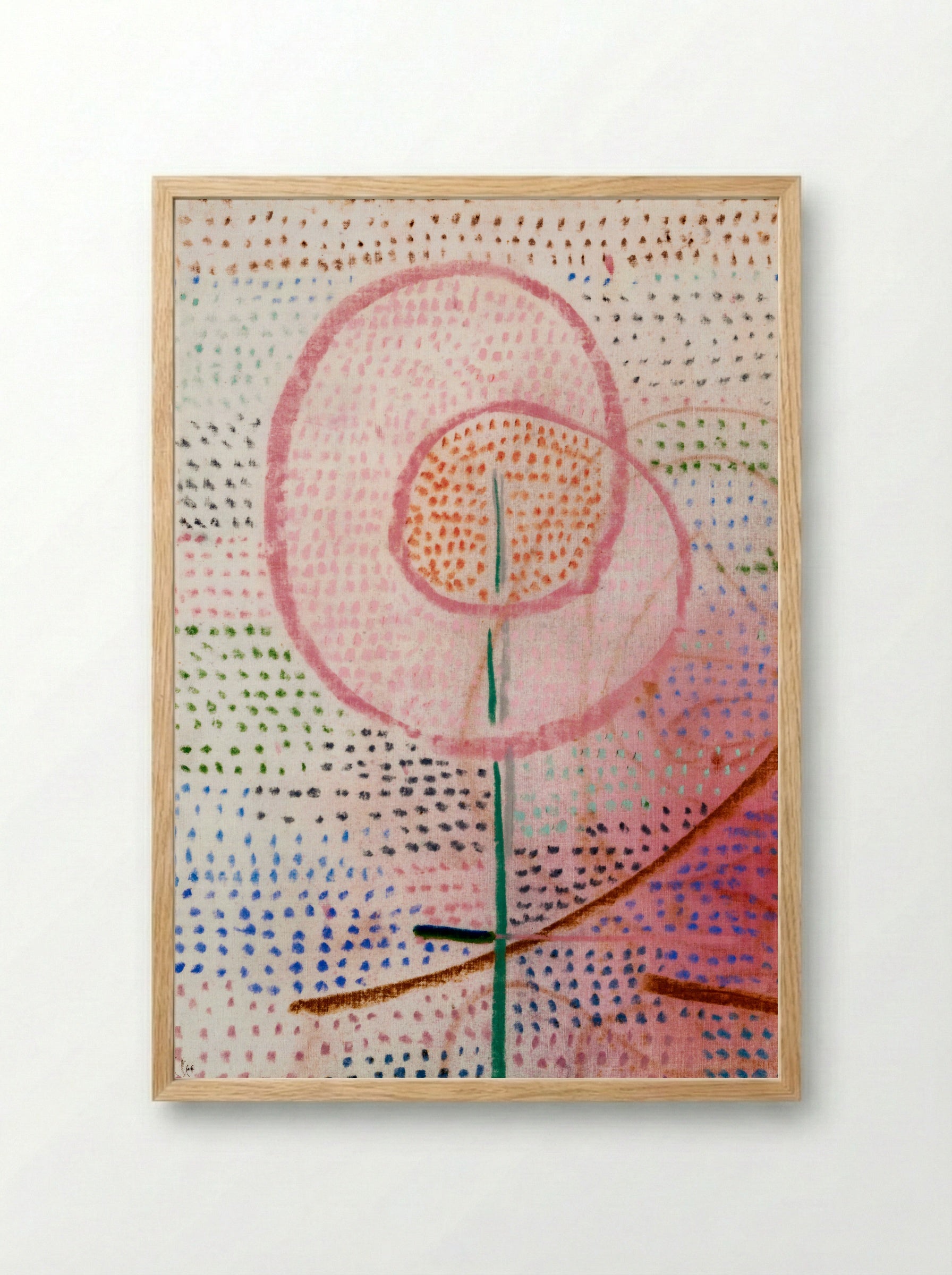 Blossoming - Paul Klee - Framed Print Wood