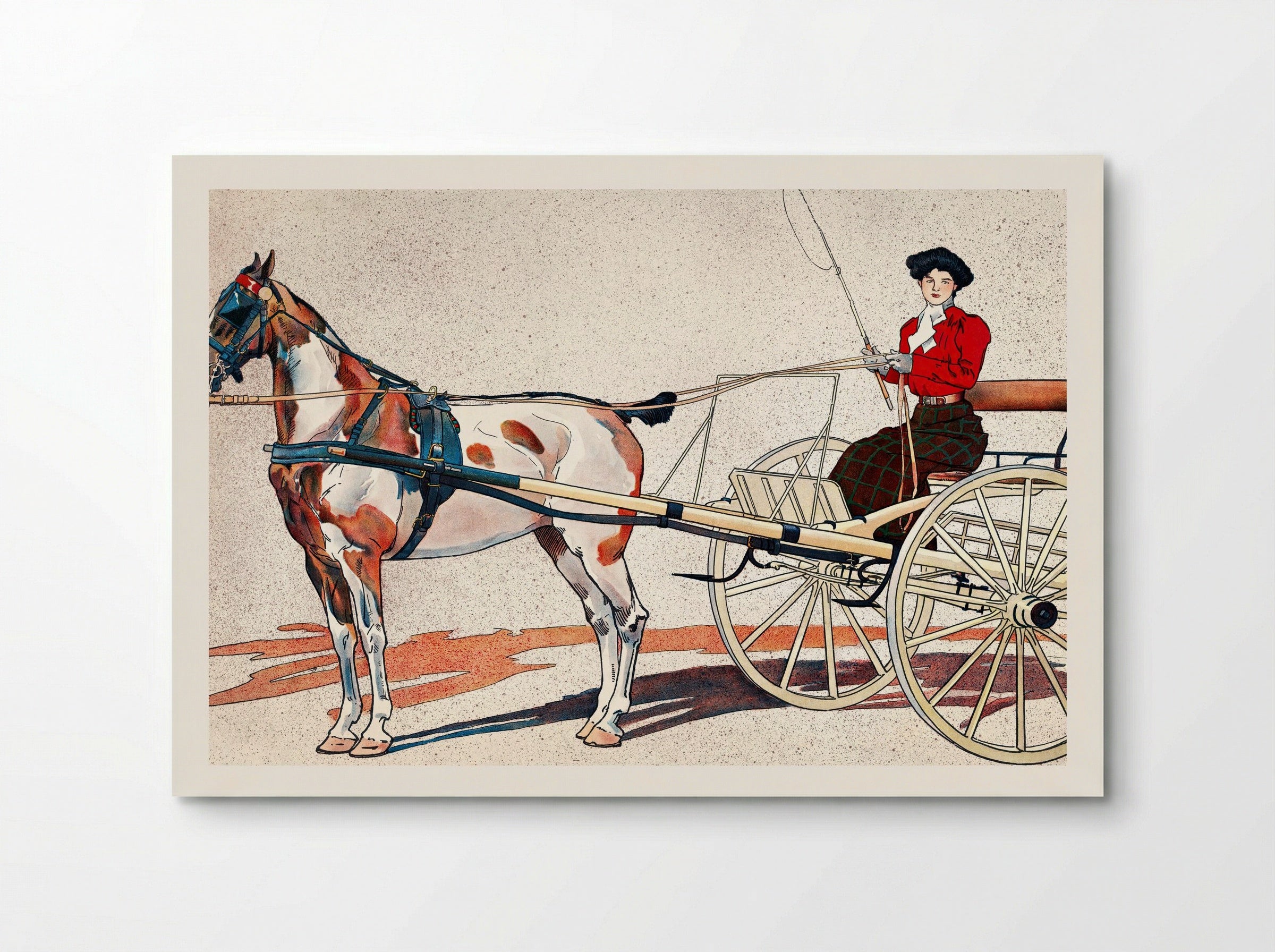 A Kentucky Breaking Cart - Edward Penfield - Poster