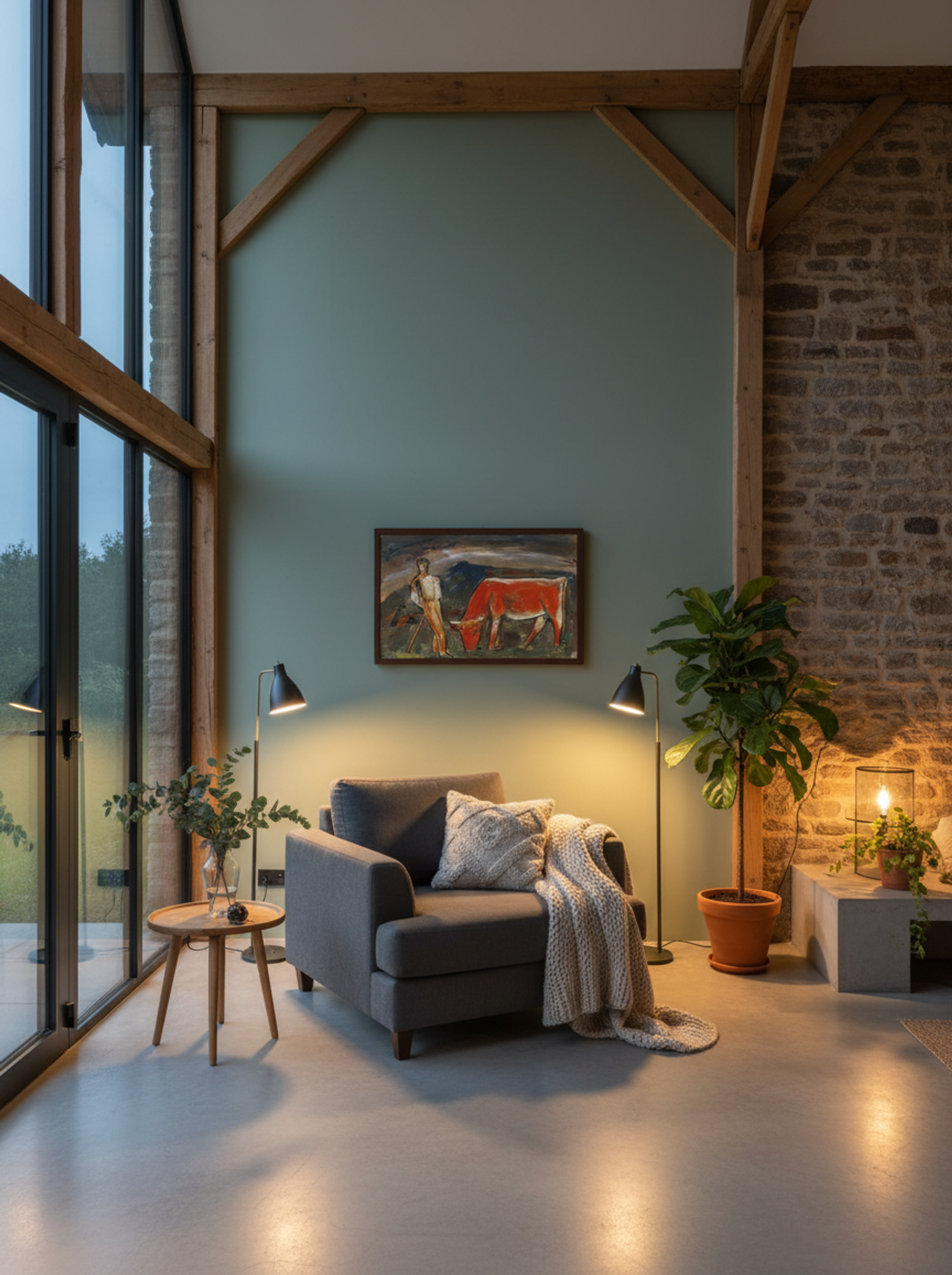 Shepherd with Red Cow - Mikuláš Galanda - Lifestyle