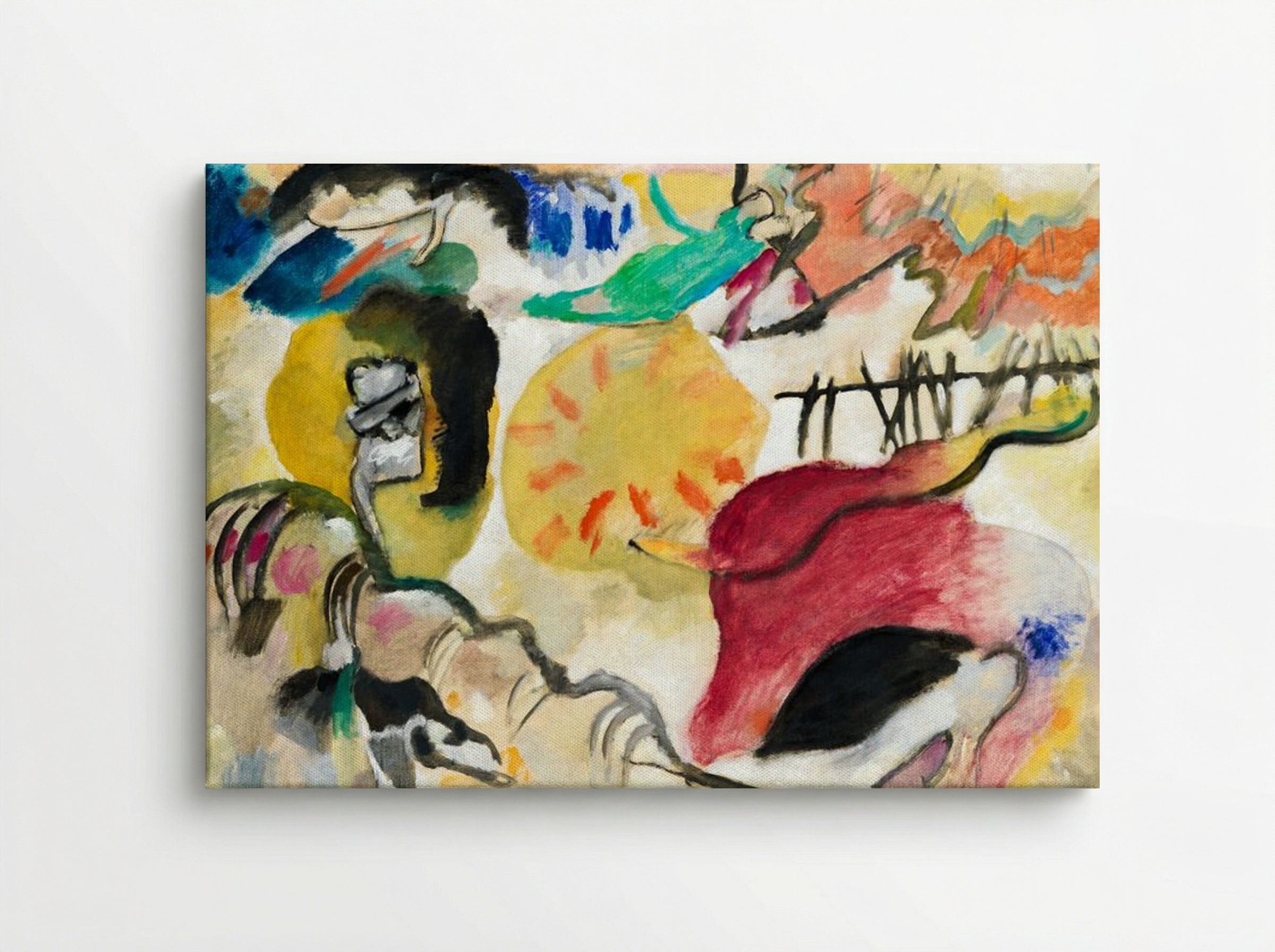 Improvisation 27 (Garden of Love II) - Wassily Kandinsky - Canvas