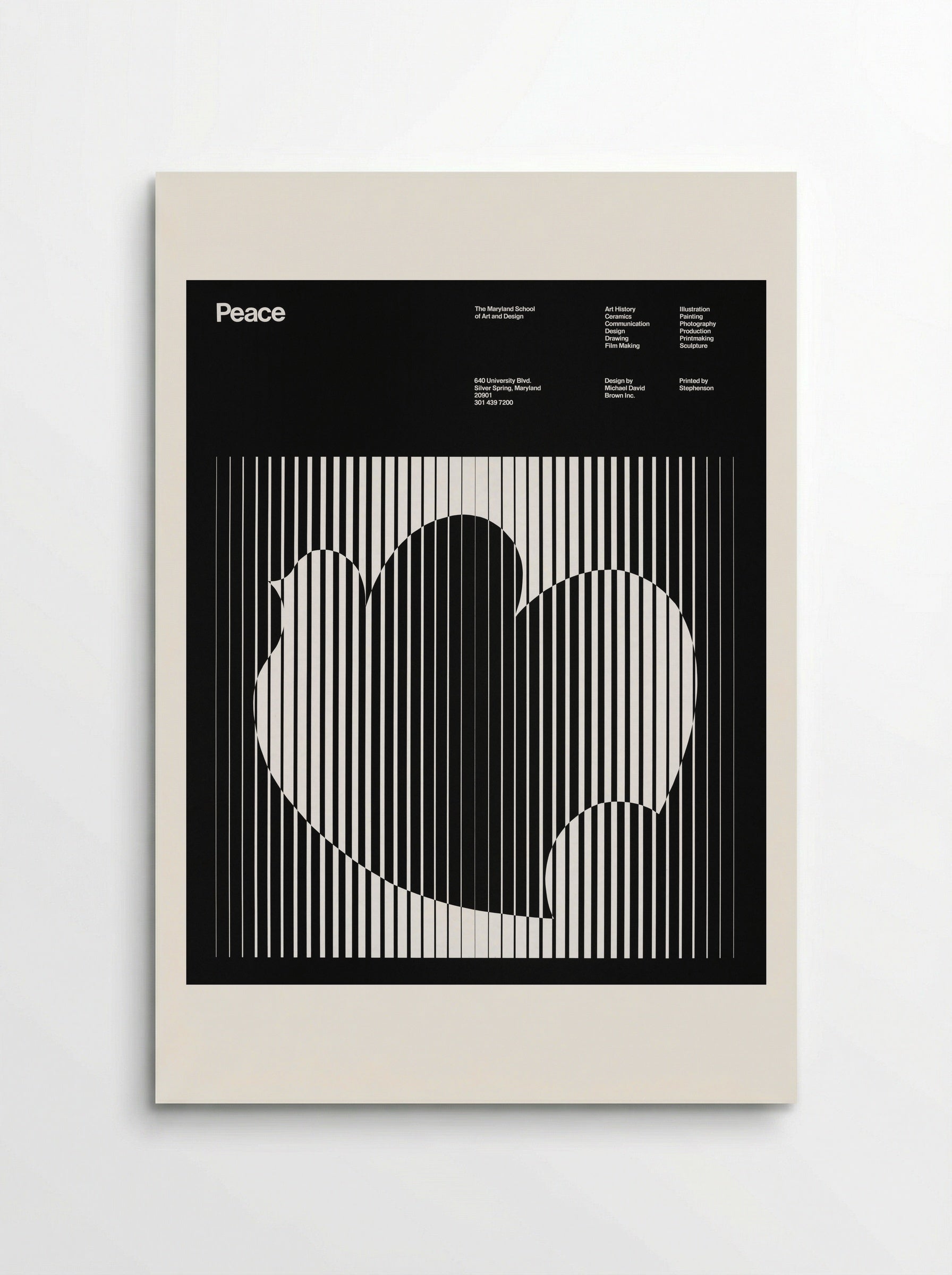 Peace (Maryland School of Art and Design Poster) - Michael David Brown - Poster