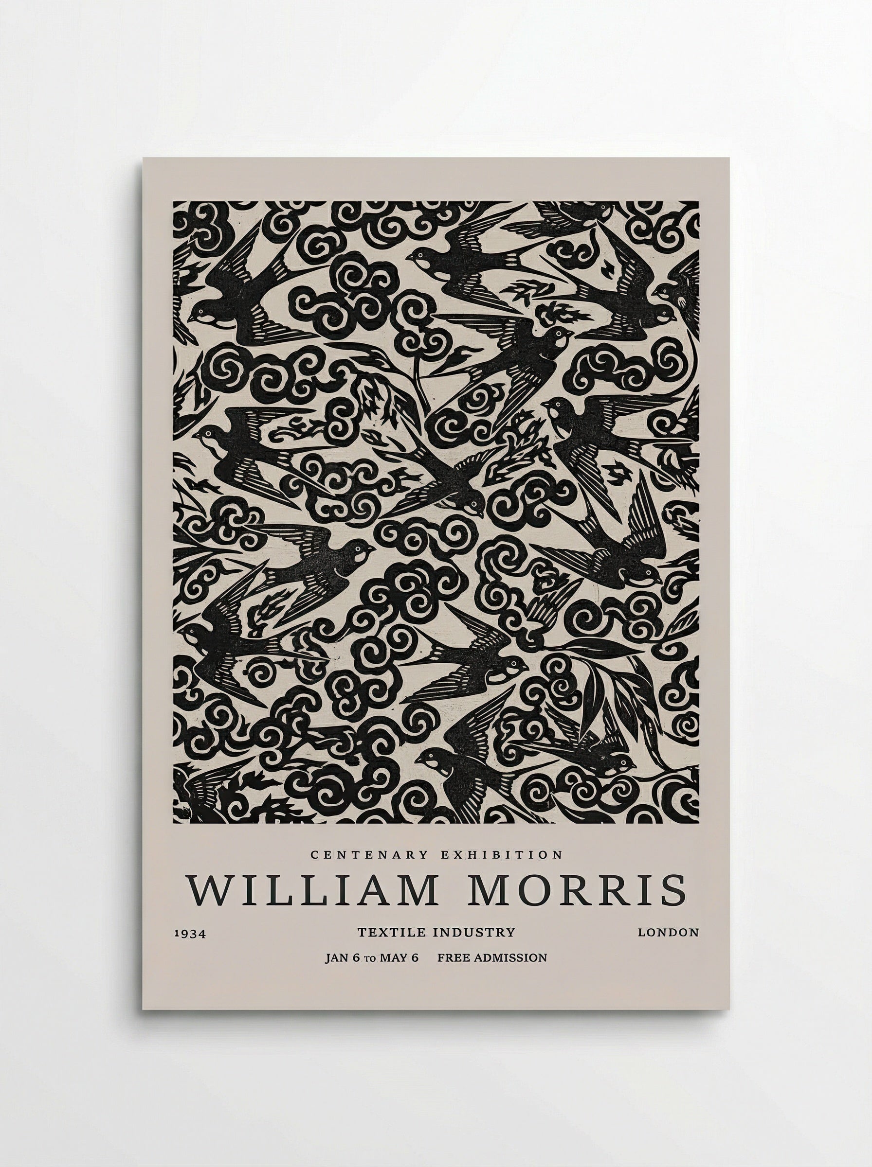 Swallow Flight Tapestry - William Morris Collection