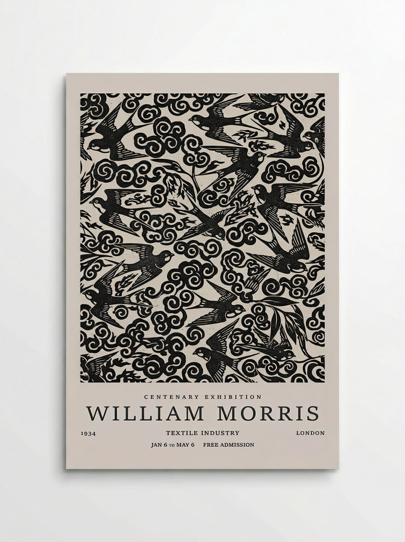 Swallow Flight Tapestry - William Morris Collection