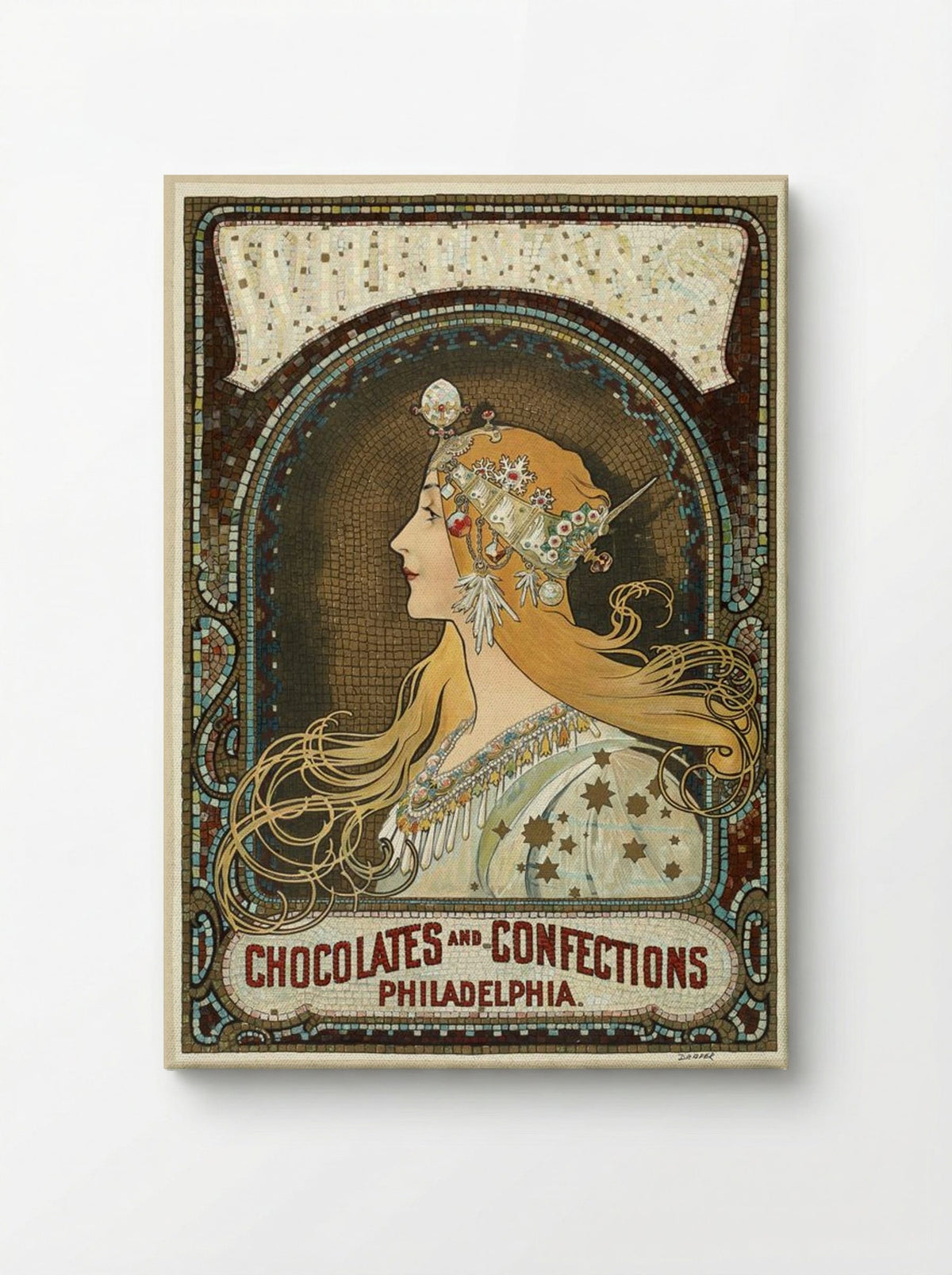 Zodiac - Alphonse Mucha - Canvas