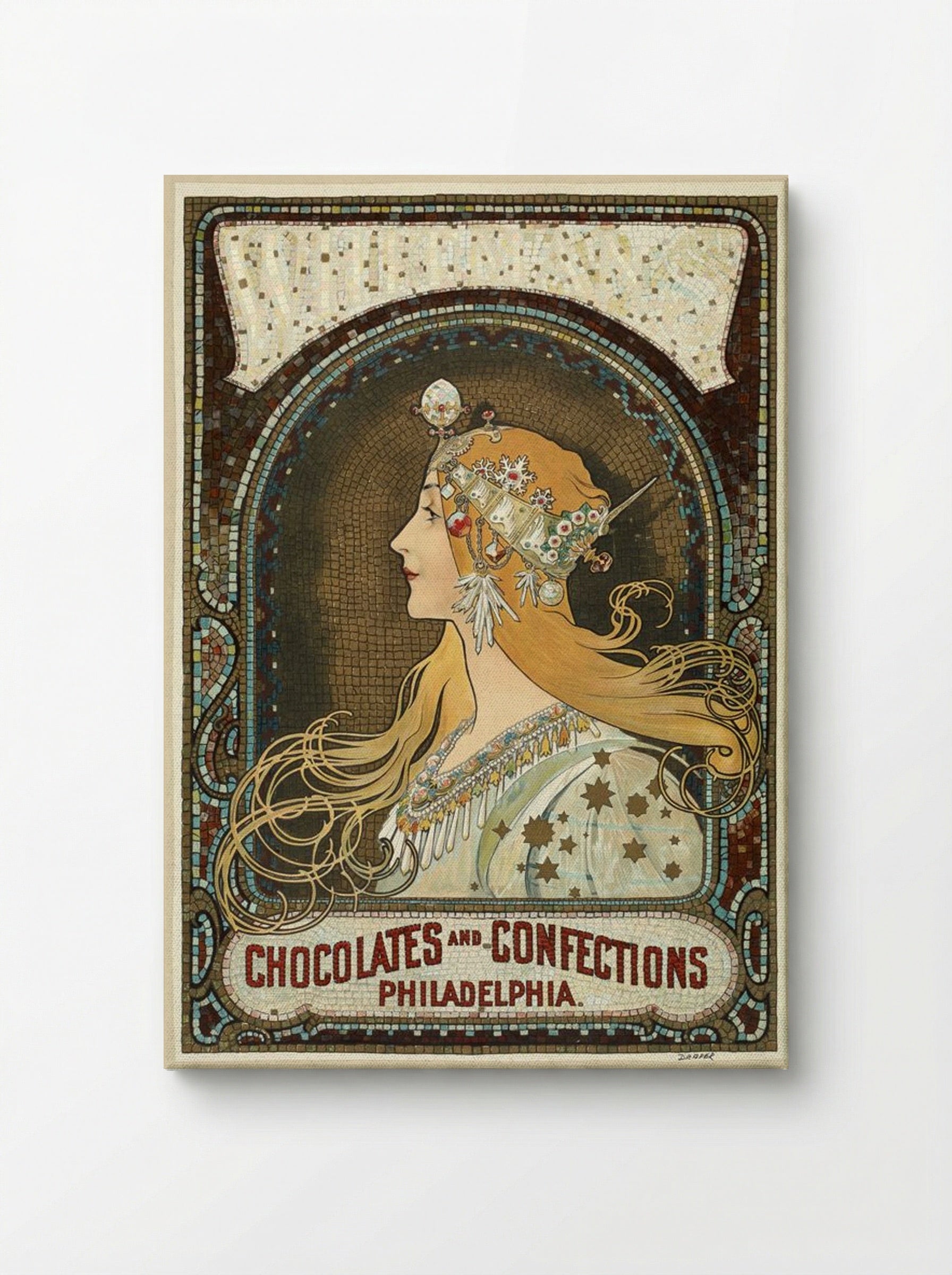 Zodiac - Alphonse Mucha - Canvas