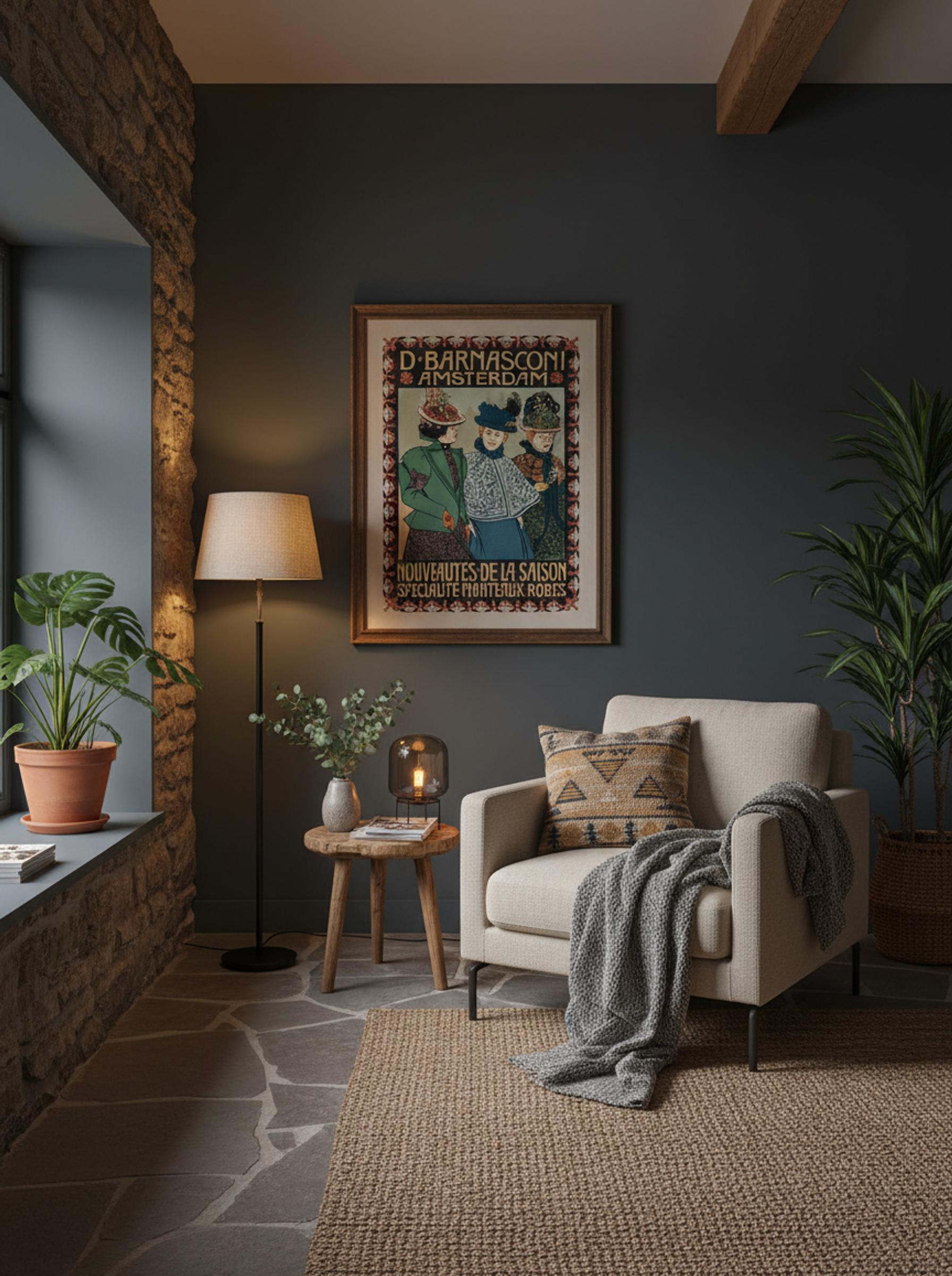 Advertentie van kledingzaak D. Barnasconi in Amsterdam - Johann Georg van Caspel - Lifestyle