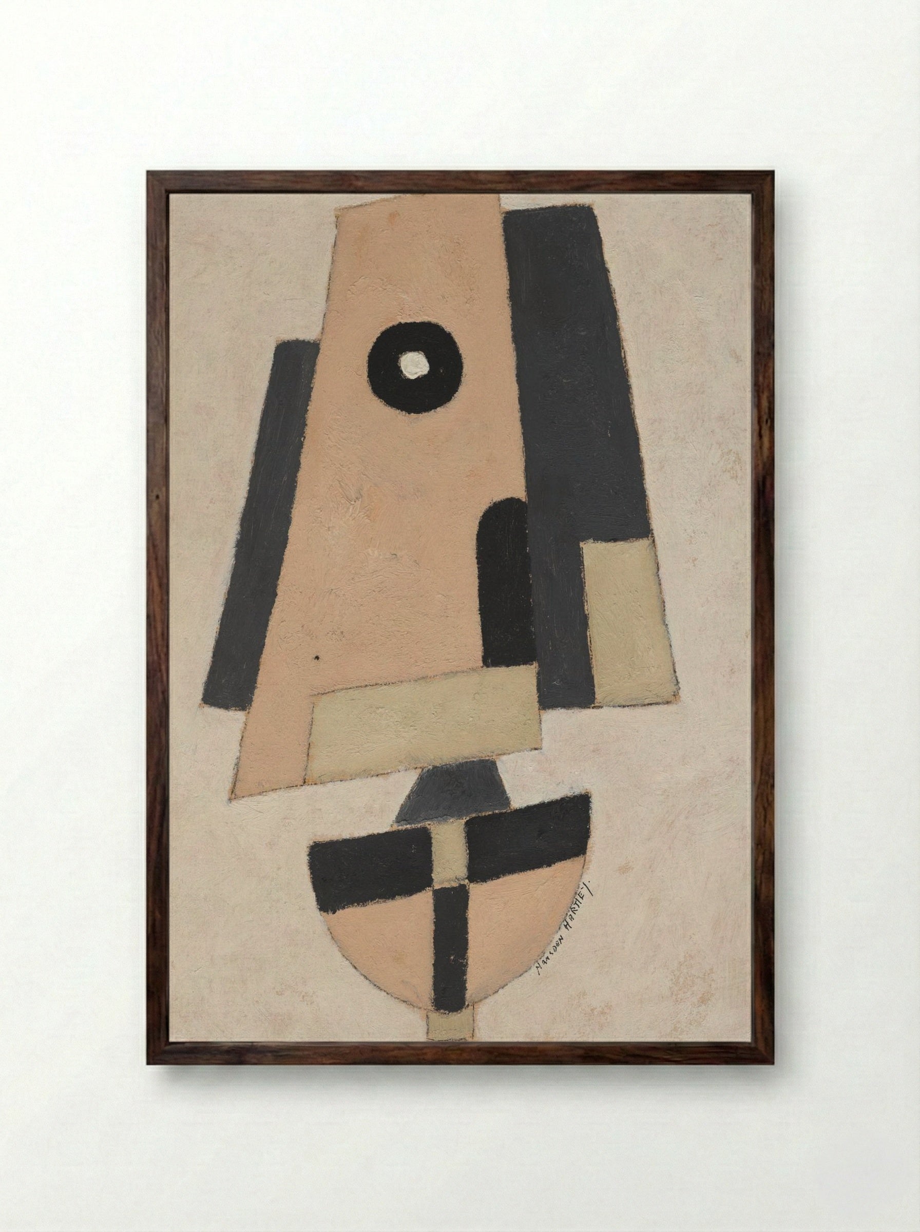 Movement, Bermuda - Marsden Hartley - Framed Print Dark Wood