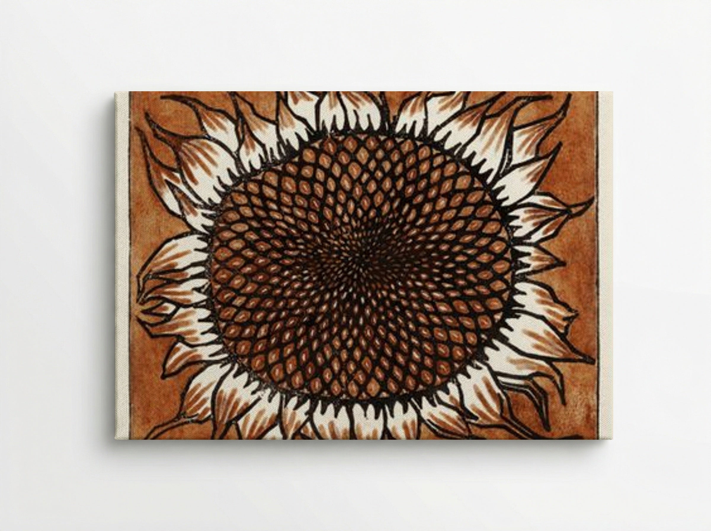 November Sunflower - Julie de Graag - Canvas
