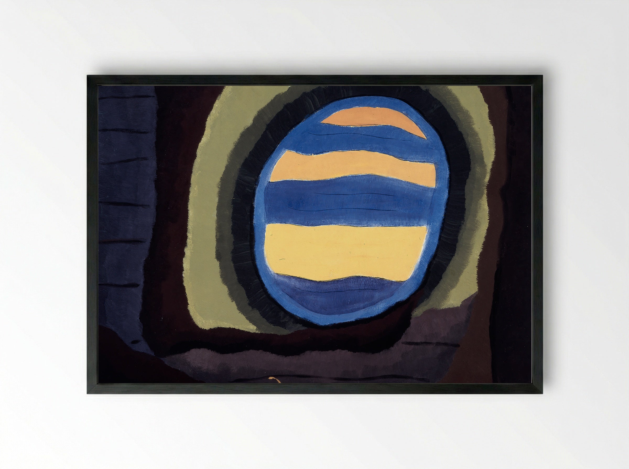 Out the Window - Arthur Dove - Framed Print Black