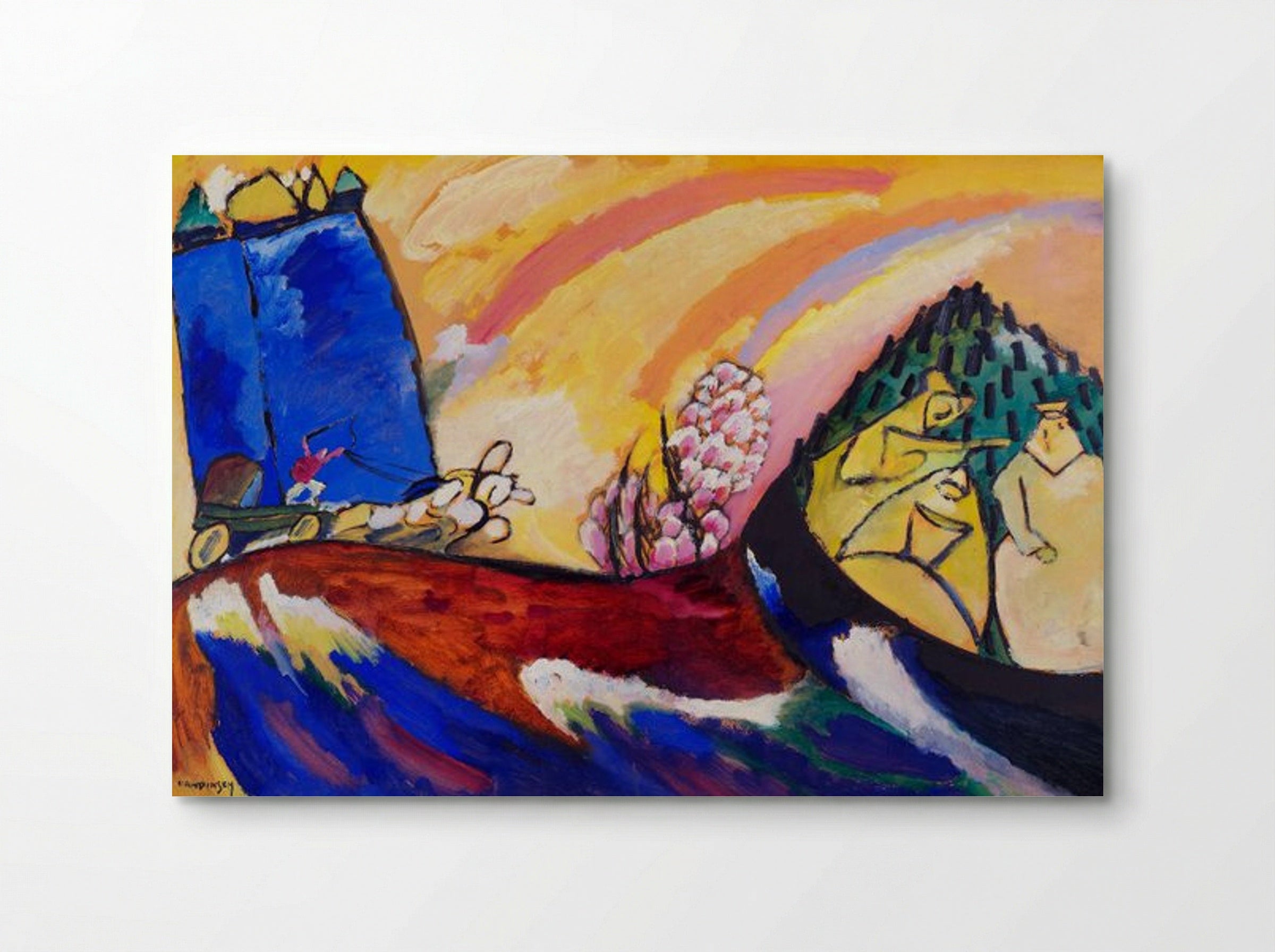 Painting with Troika - Wassily Kandinsky - Poster