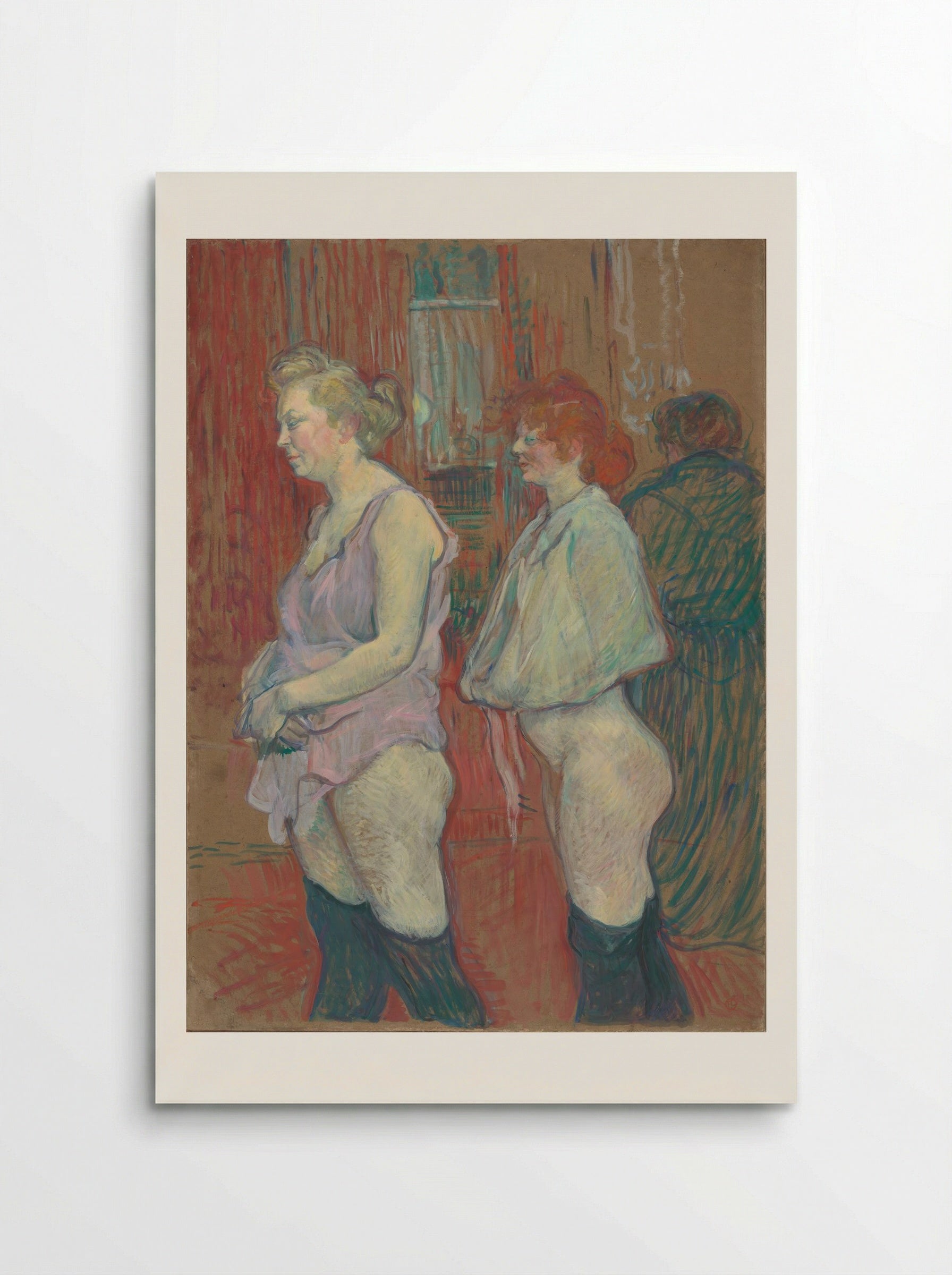 Rue des Moulins - Henri de Toulouse-Lautrec - Poster