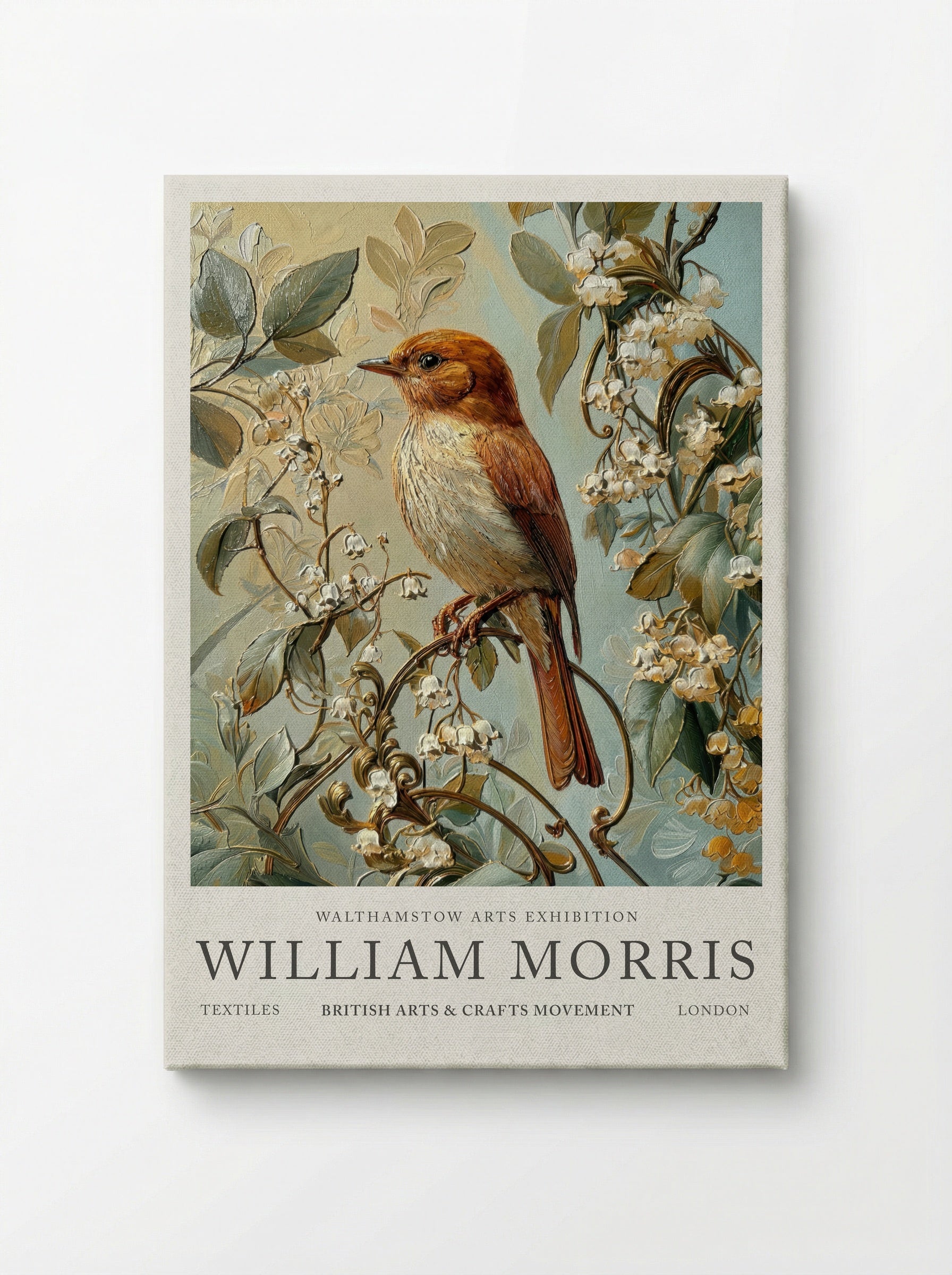 Nightingale Melody - William Morris - Canvas