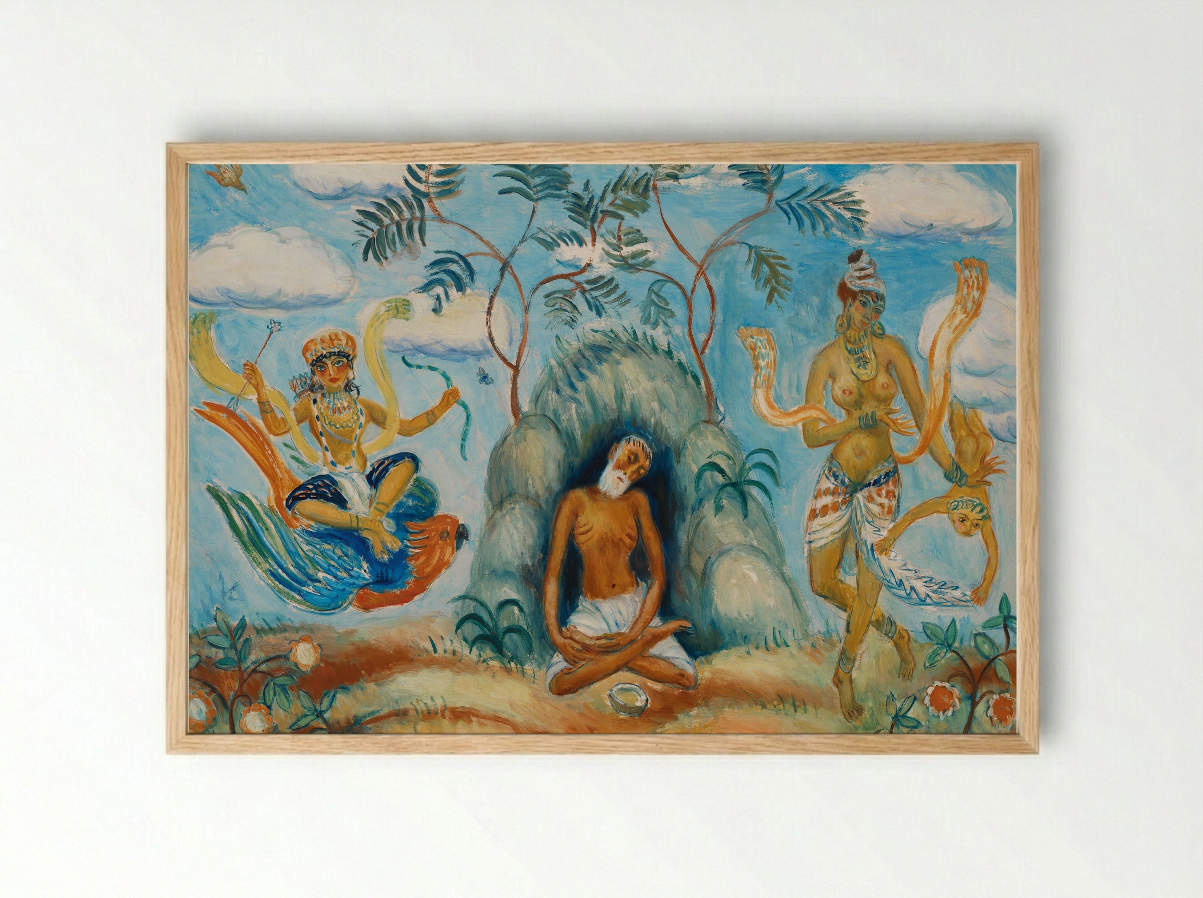 Decoration - William James Glackens - Framed Print Wood