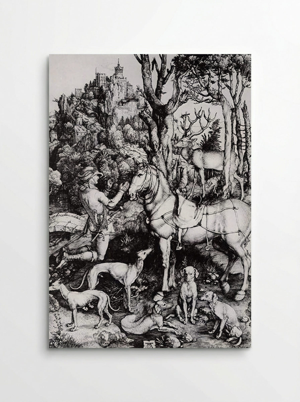 Saint Eustace - Albrecht Dürer - Poster