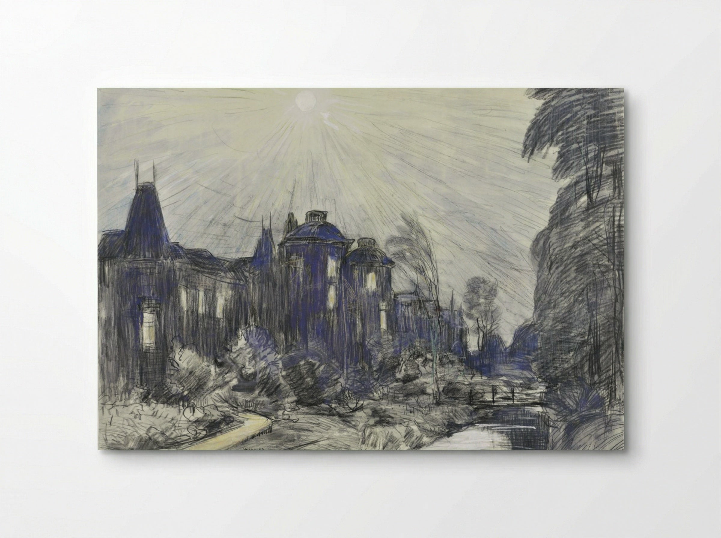 Huizen aan de Laan van Nieuw-Oosteinde te Voorburg - Theo van Hoytema - Poster