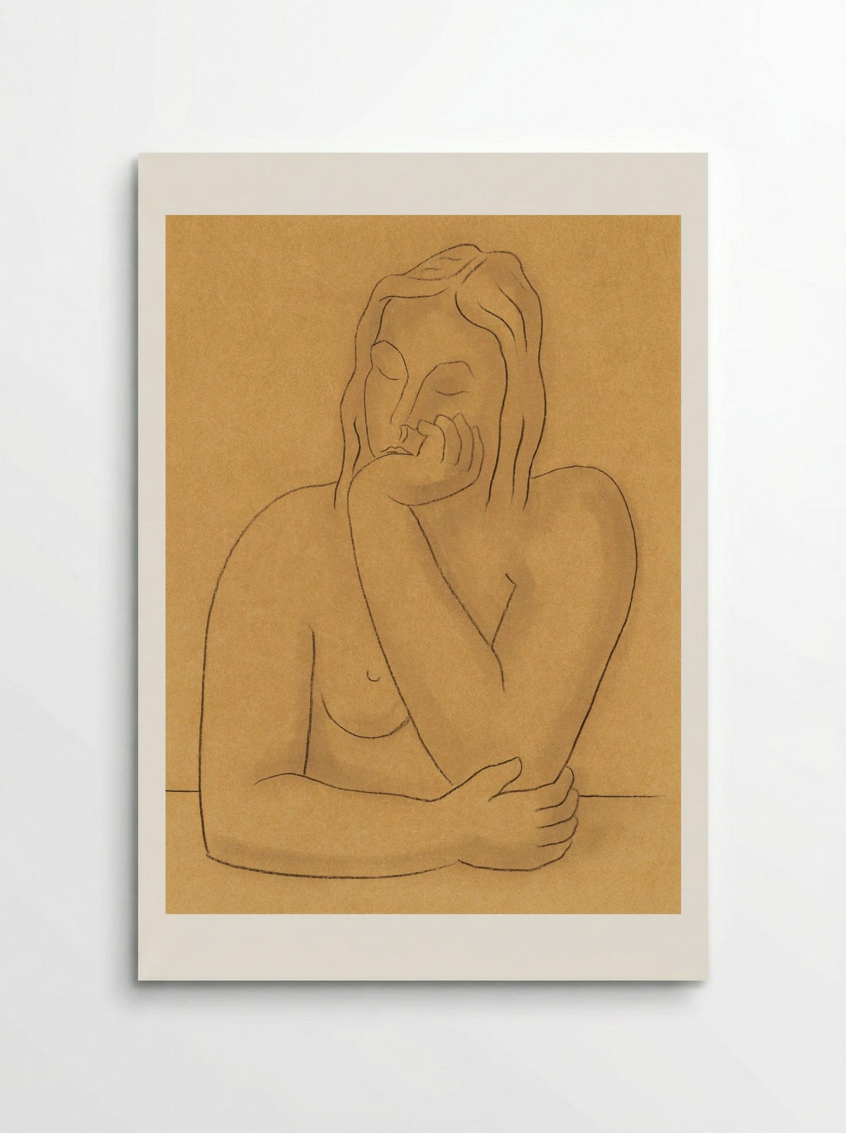 Seated Woman - Mikuláš Galanda - Poster