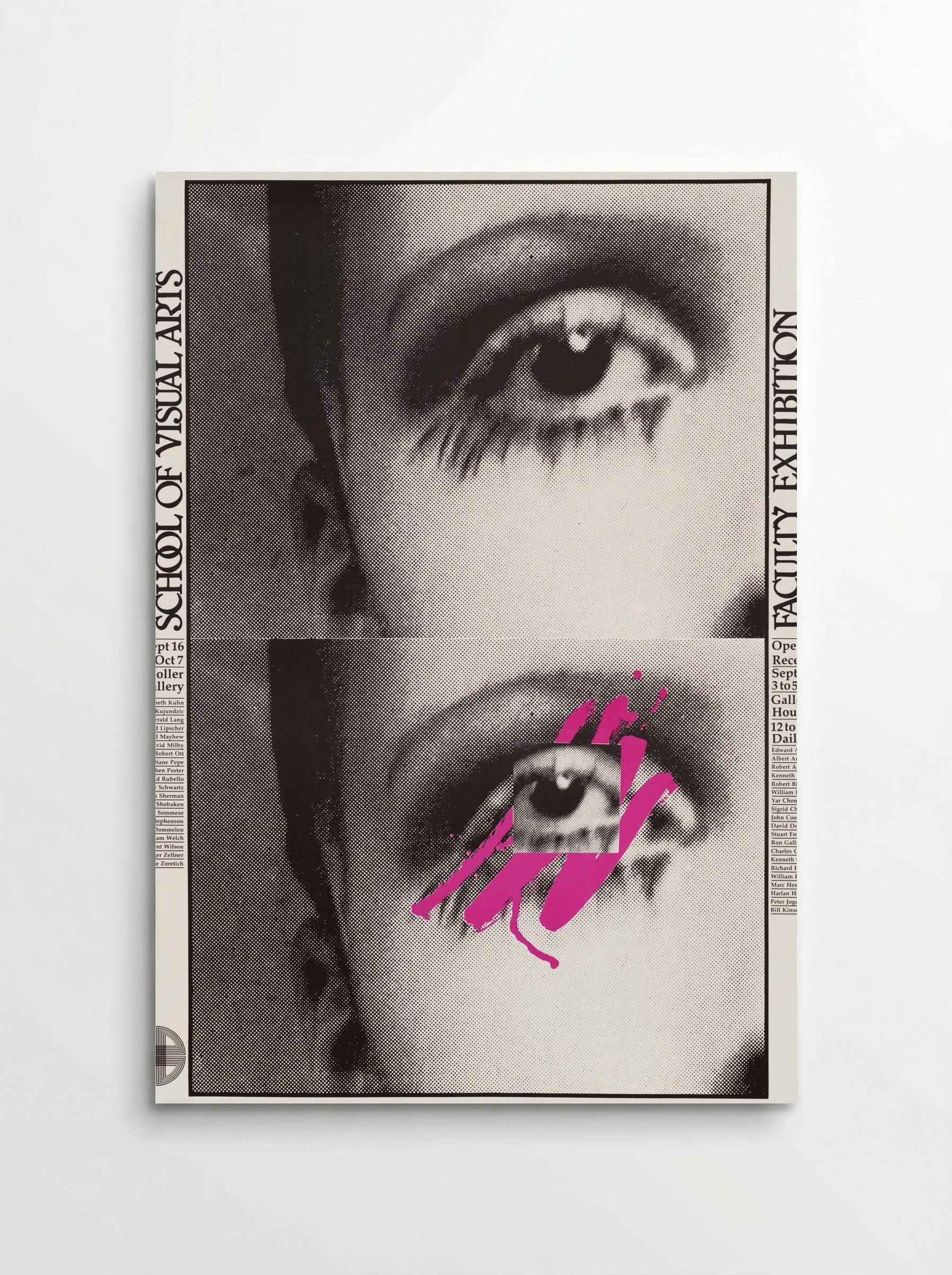 School of Visual Arts Faculty Exhibition Poster - Fine Art Print - Poster