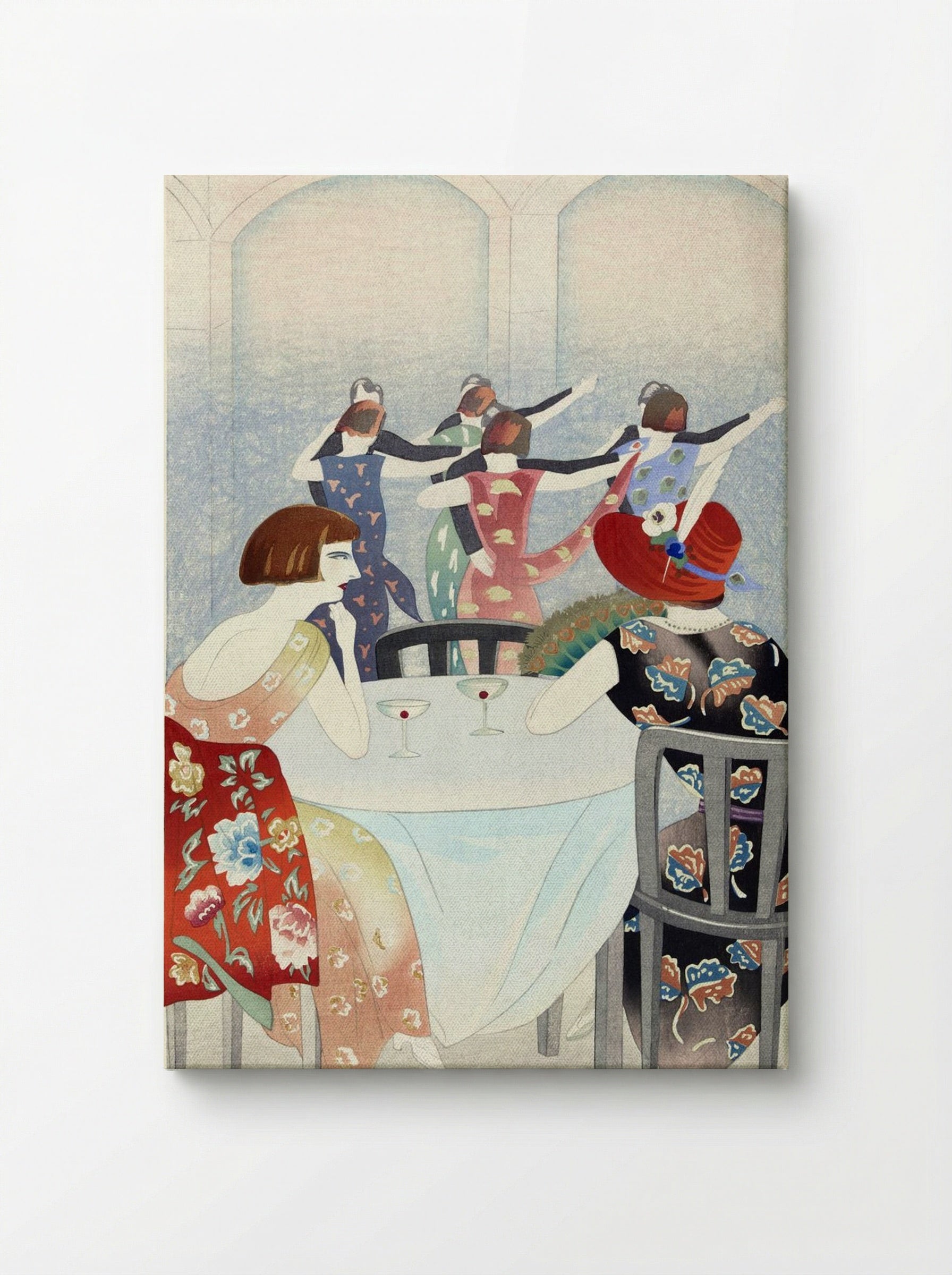 Dance Salon at the New Carlton Hotel, Shanghai - Yamamura Toyonari - Canvas