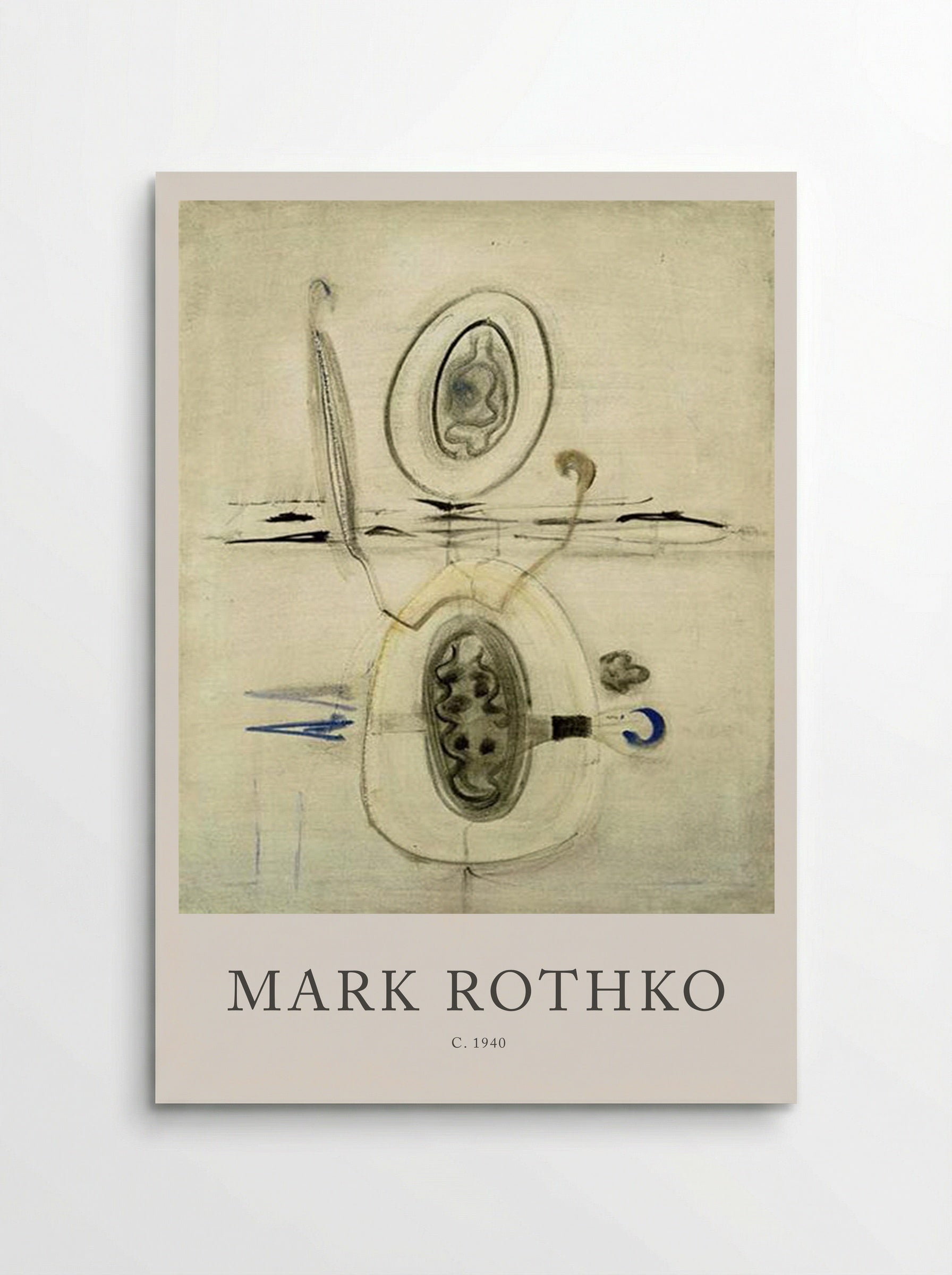 Untitled (Biomorphic Composition) - Mark Rothko - Poster