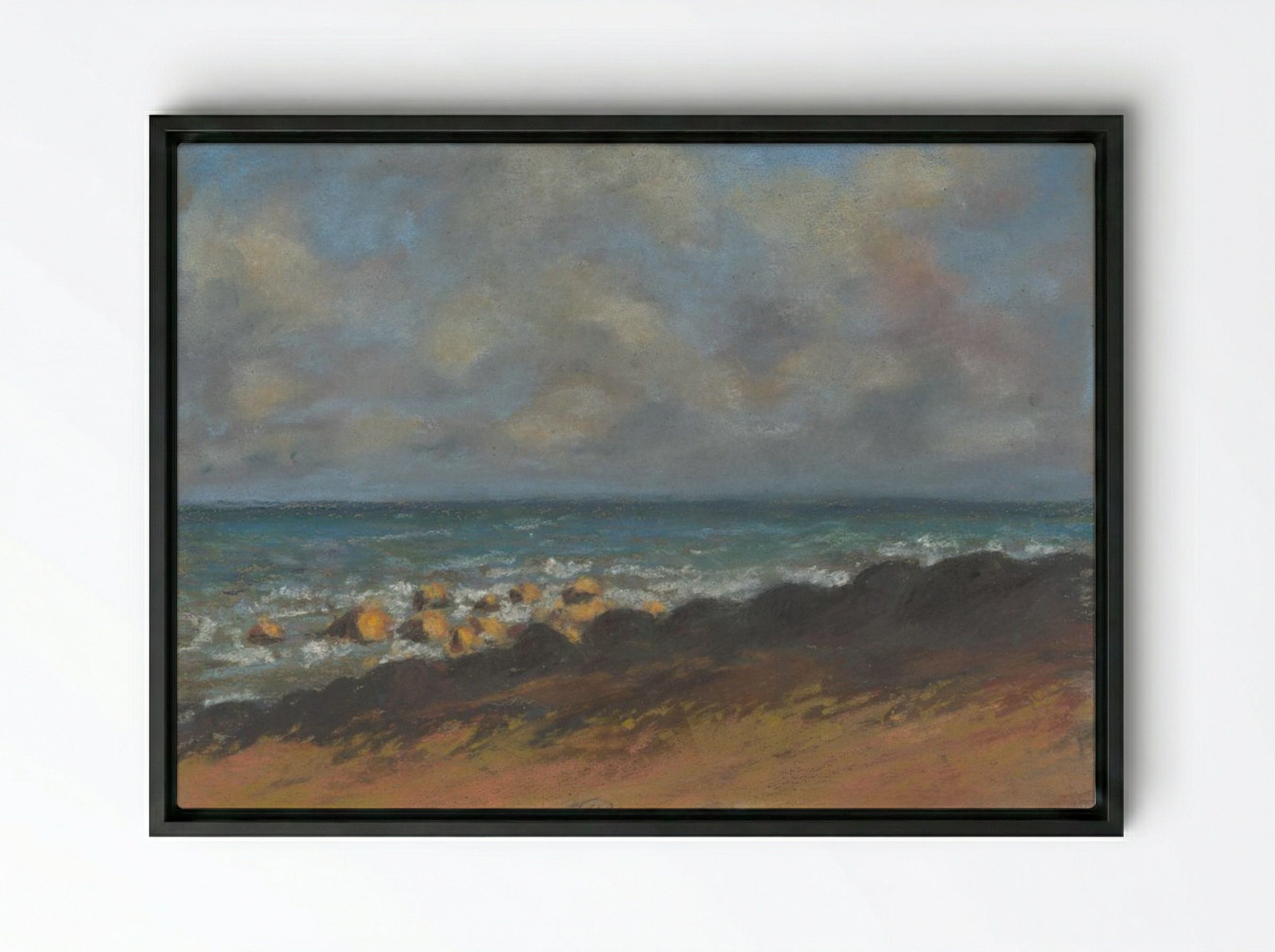 Baltic Region - Zolo Palugyay - Framed Canvas Black