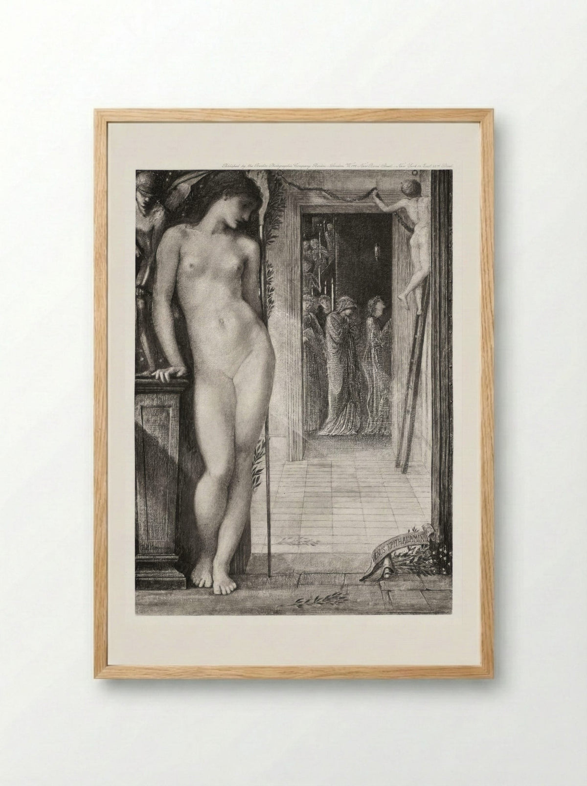 Venus Epithalamia - Edward Burne-Jones - Framed Print Wood