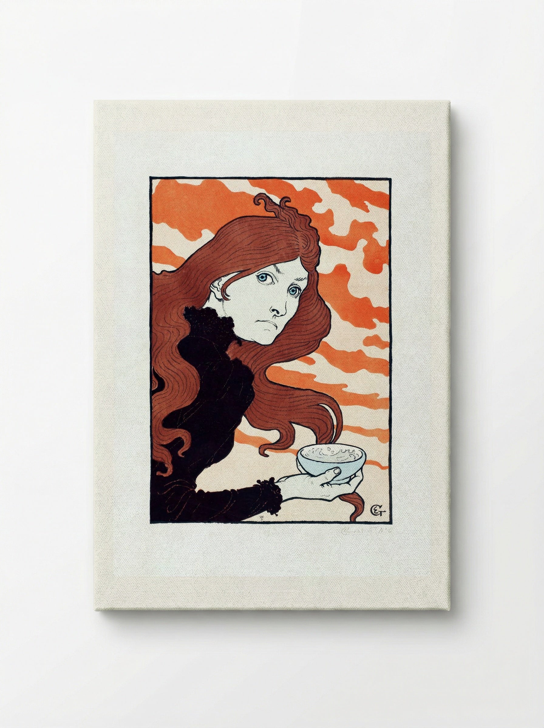 Vitrioleuse (The Acid Thrower) - Eugène Grasset - Canvas
