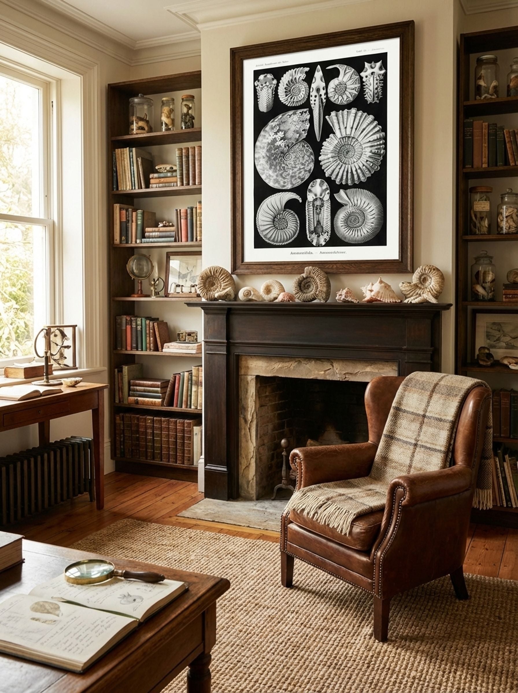 Ammonitida-Ammonshörner (1904) - Ernst Haeckel - Lifestyle