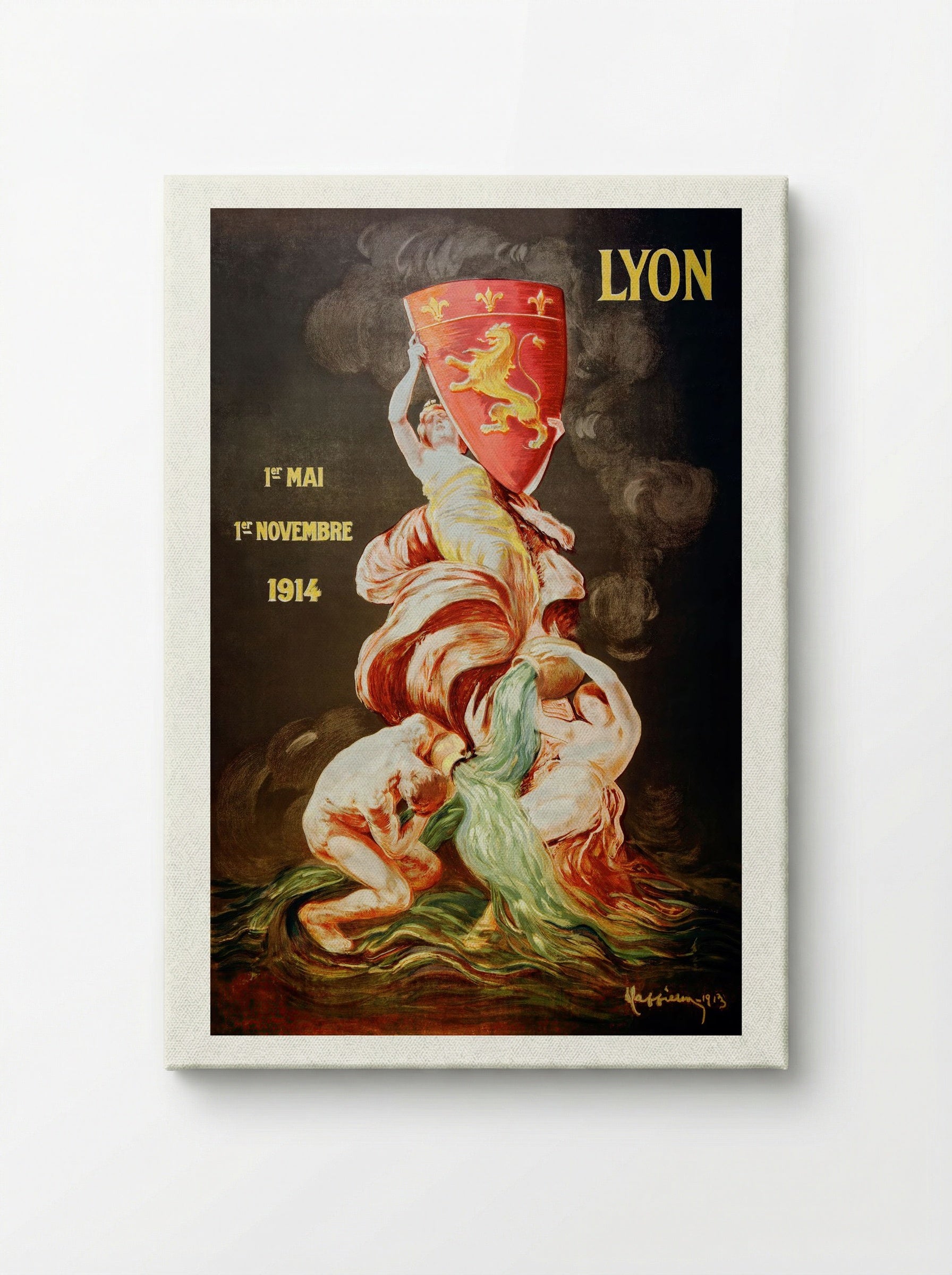 Lyon International Exhibition, 1914 - Leonetto Cappiello - Canvas