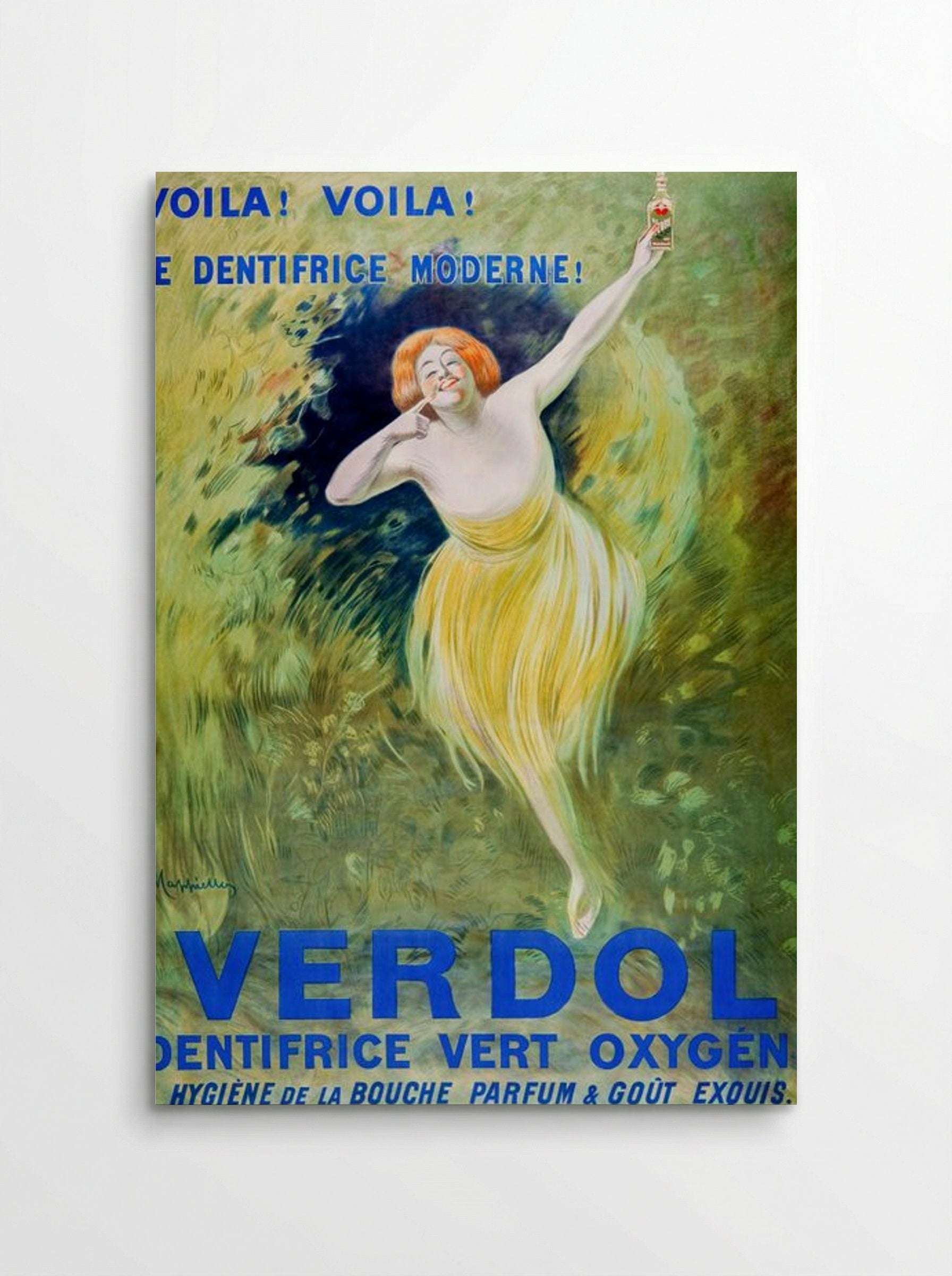 Verdol Oxygenated Green Toothpaste - Leonetto Cappiello - Poster