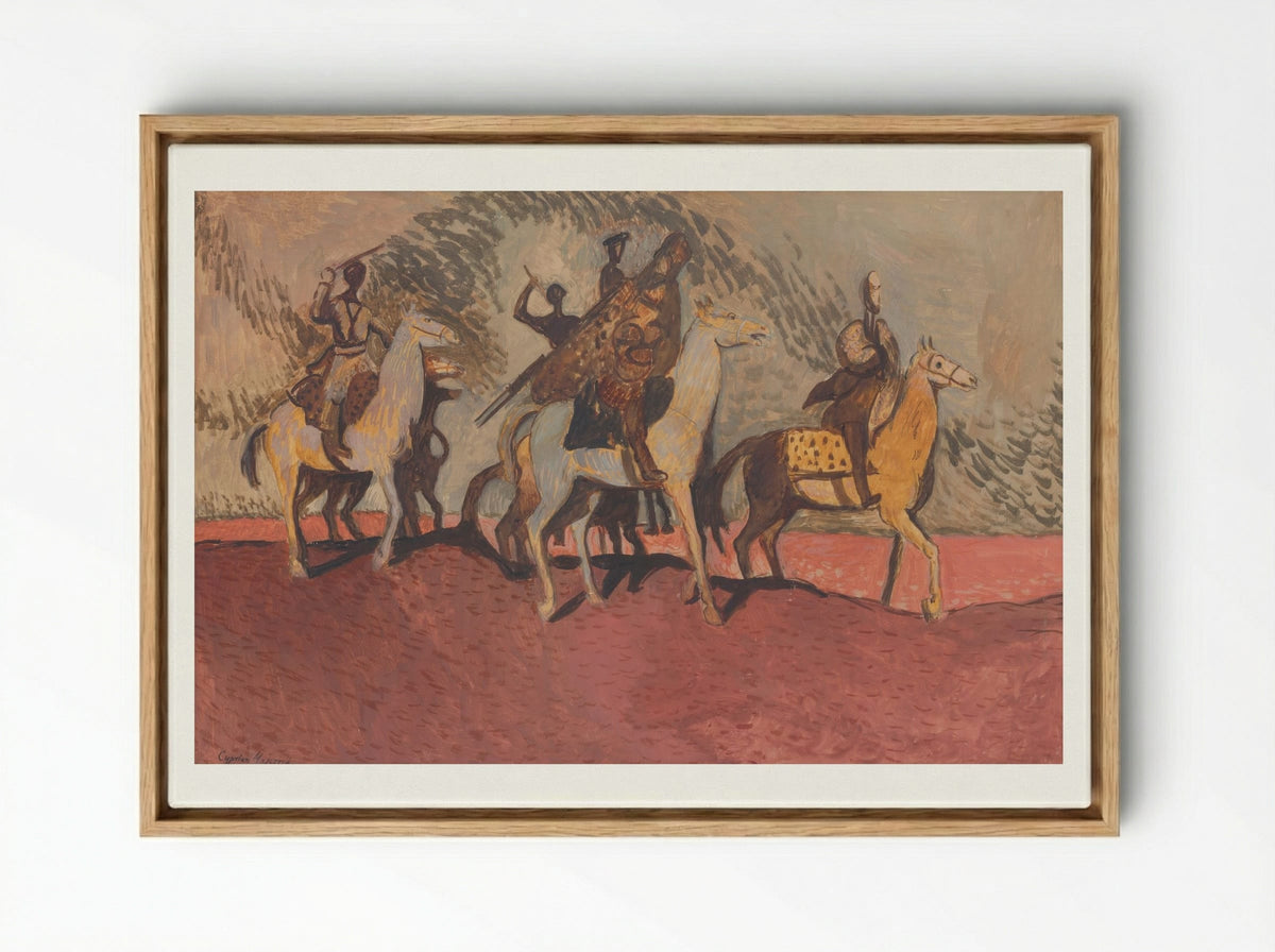Pink Sand - Cyprián Majerník - Framed Canvas Wood