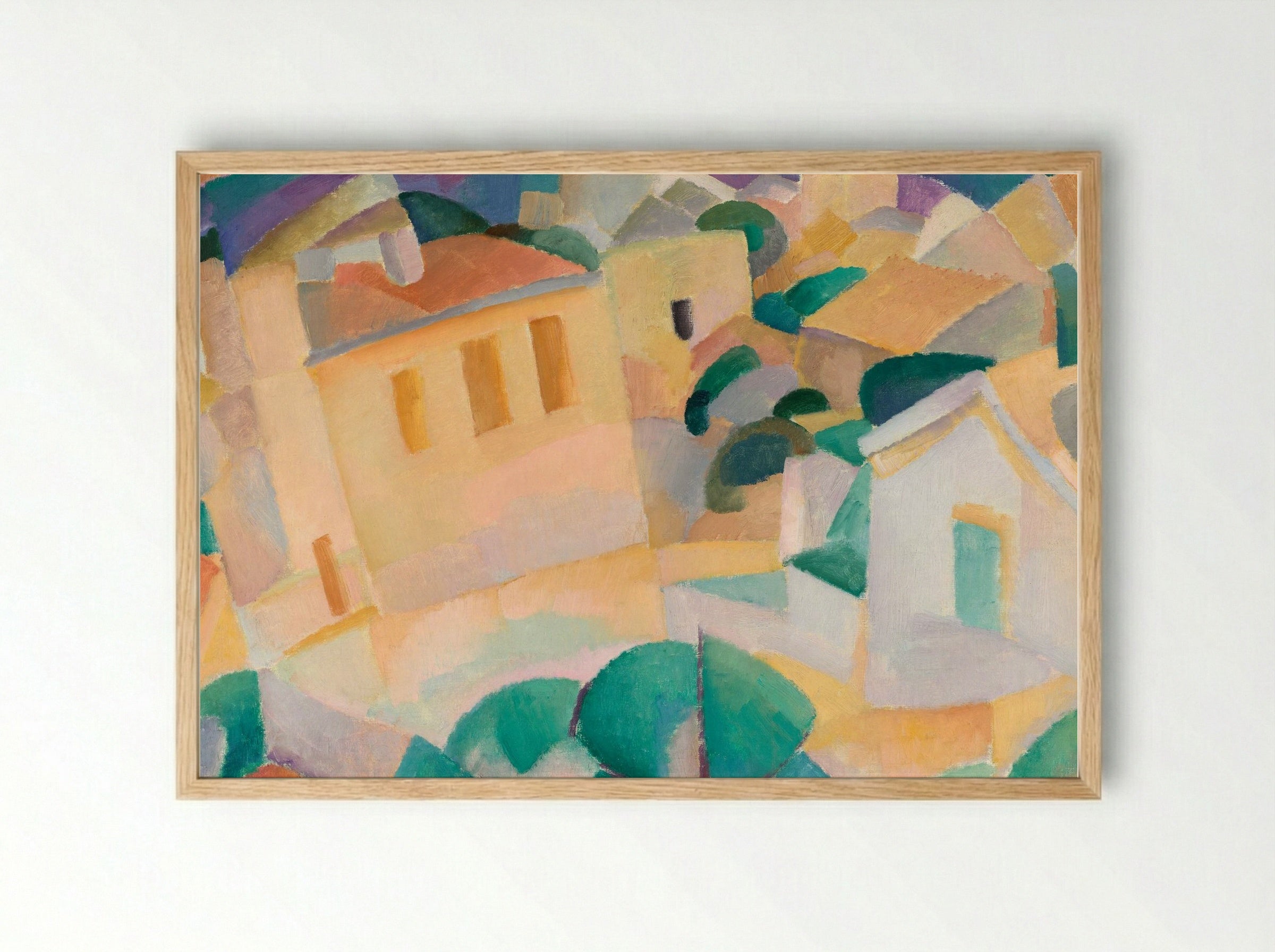 Mallorca, Terreno - Leo Gestel - Framed Print Wood