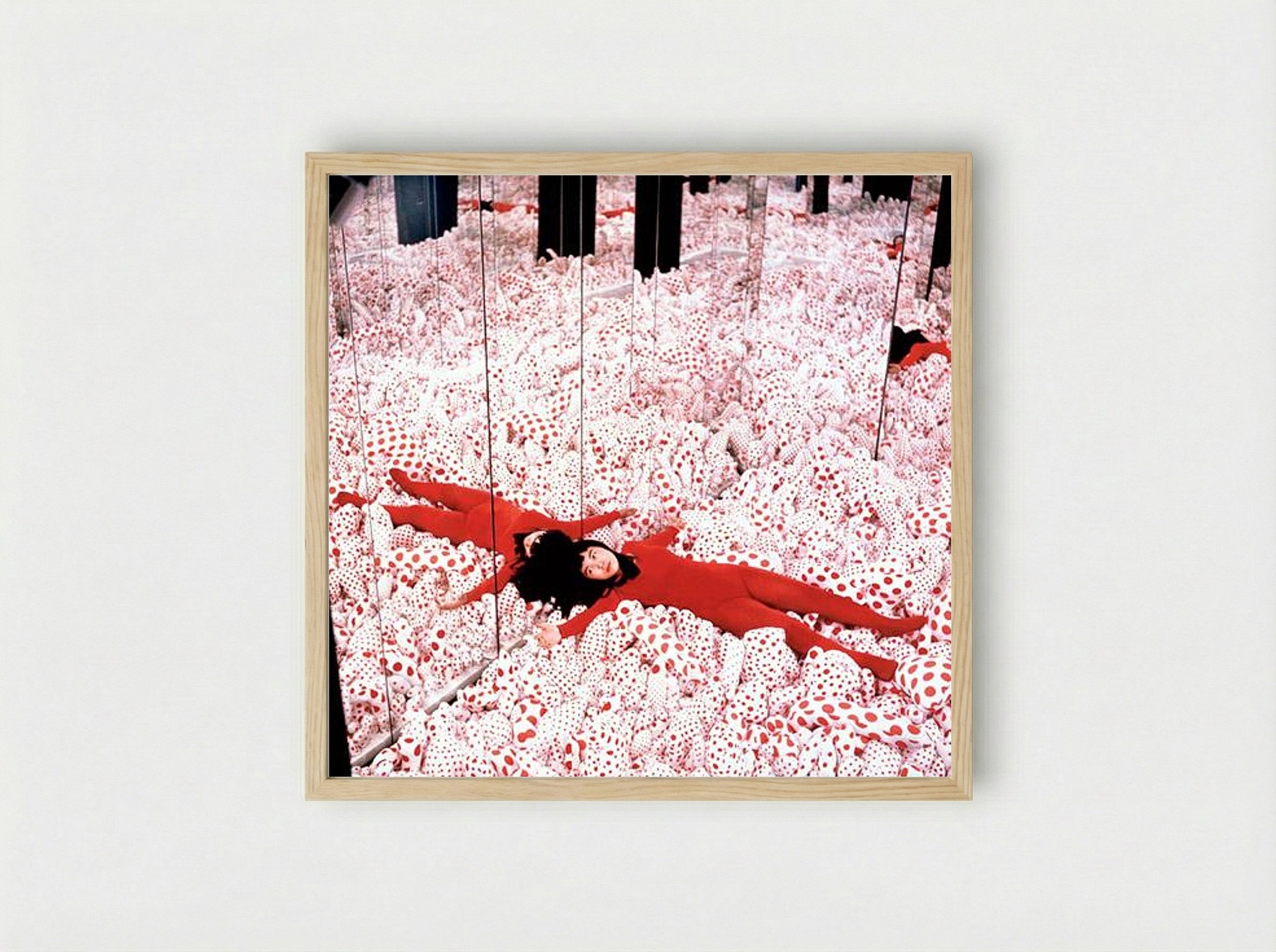Infinity Mirror Room - Yayoi Kusama - Framed Print Wood