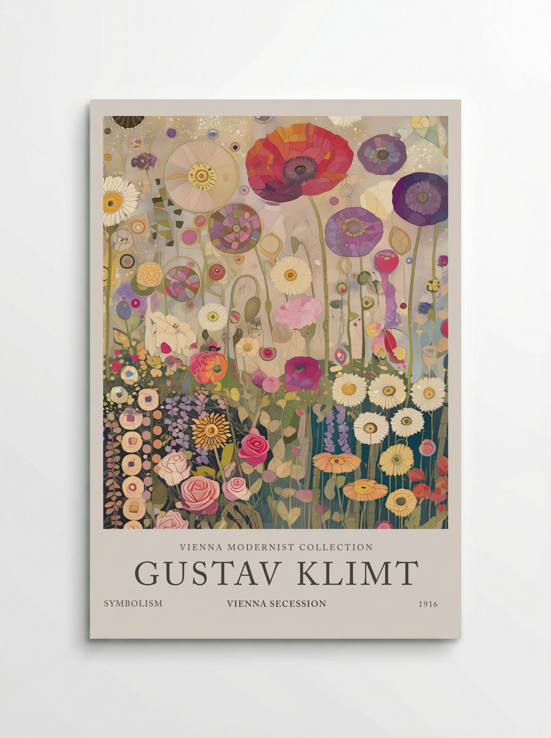 Radiant Flower Waltz - Gustav Klimt - Poster