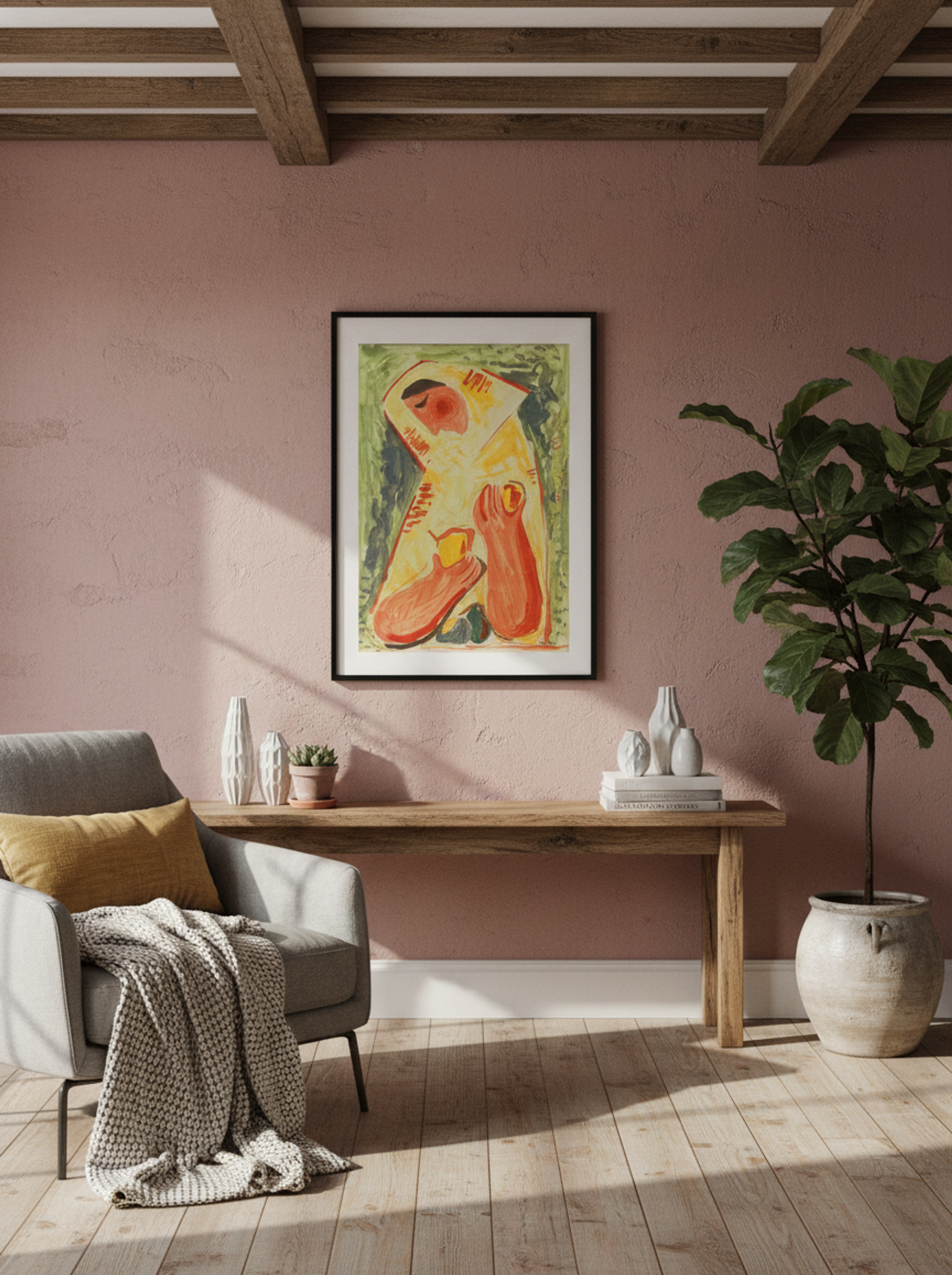 Woman with Fruit - Mikuláš Galanda - Lifestyle