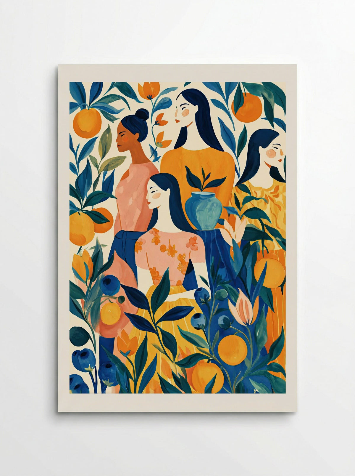 Citrus Garden Muse Botanical Wall Art - Poster