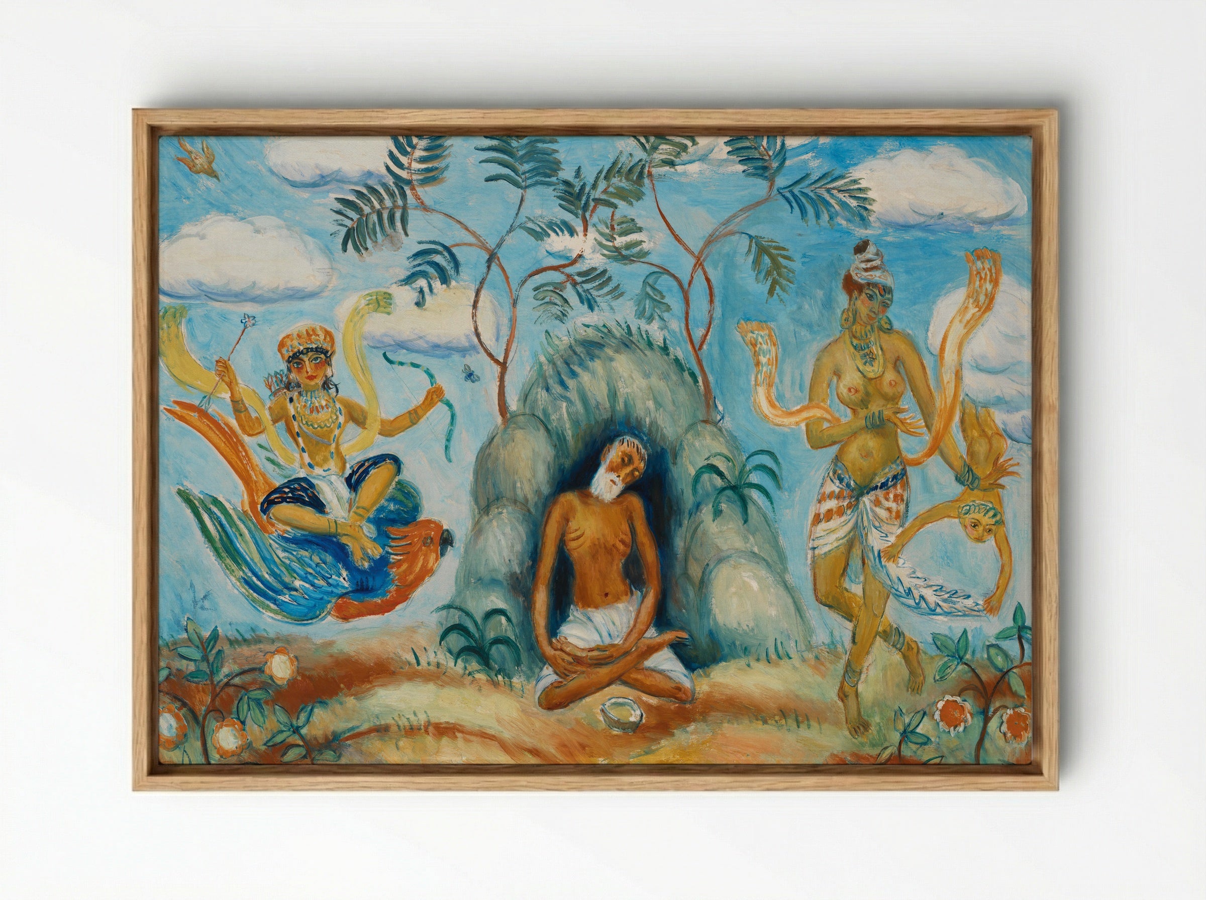 Decoration - William James Glackens - Framed Canvas Wood