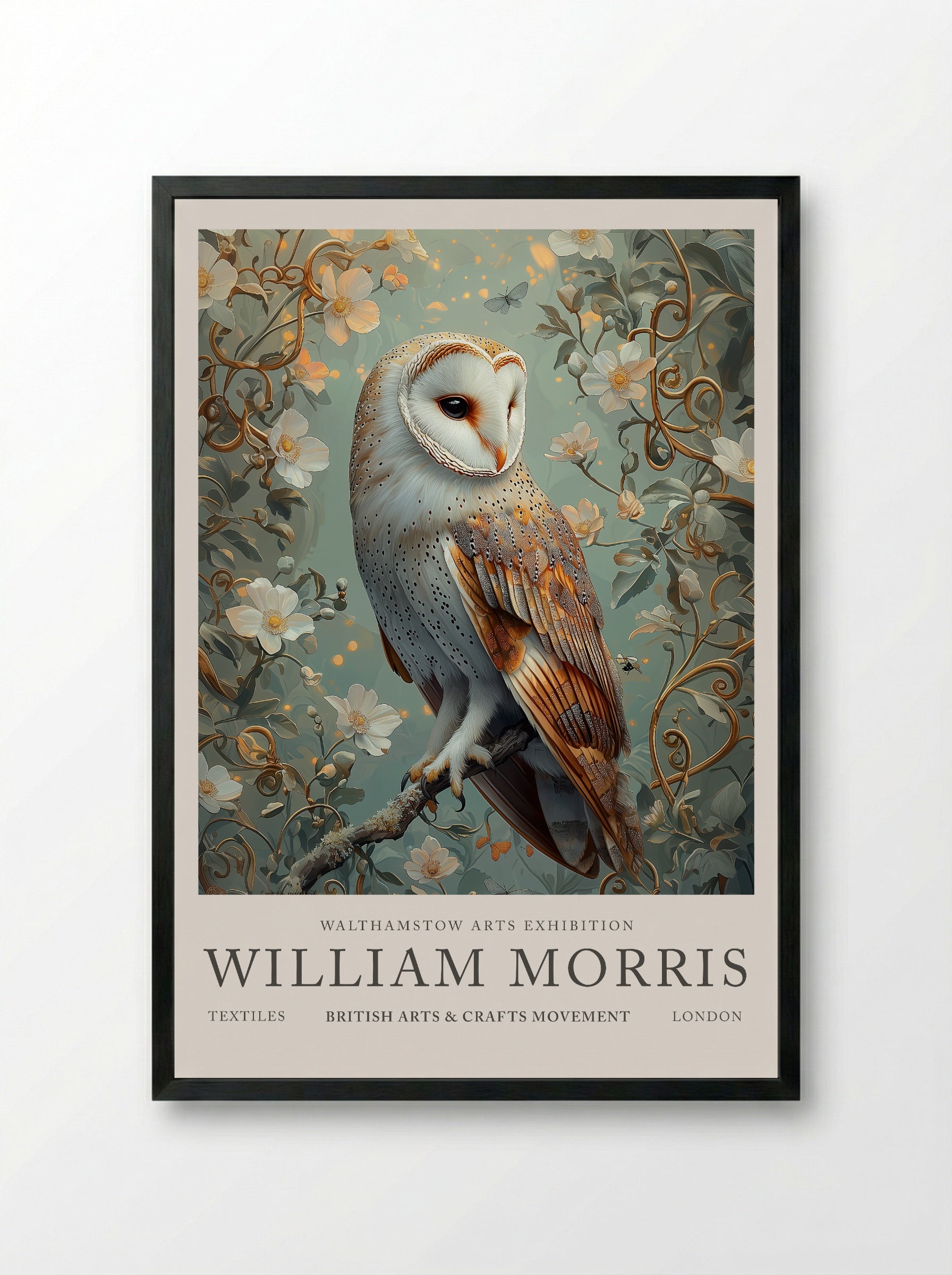 Barn Owl Whispering Wings - William Morris