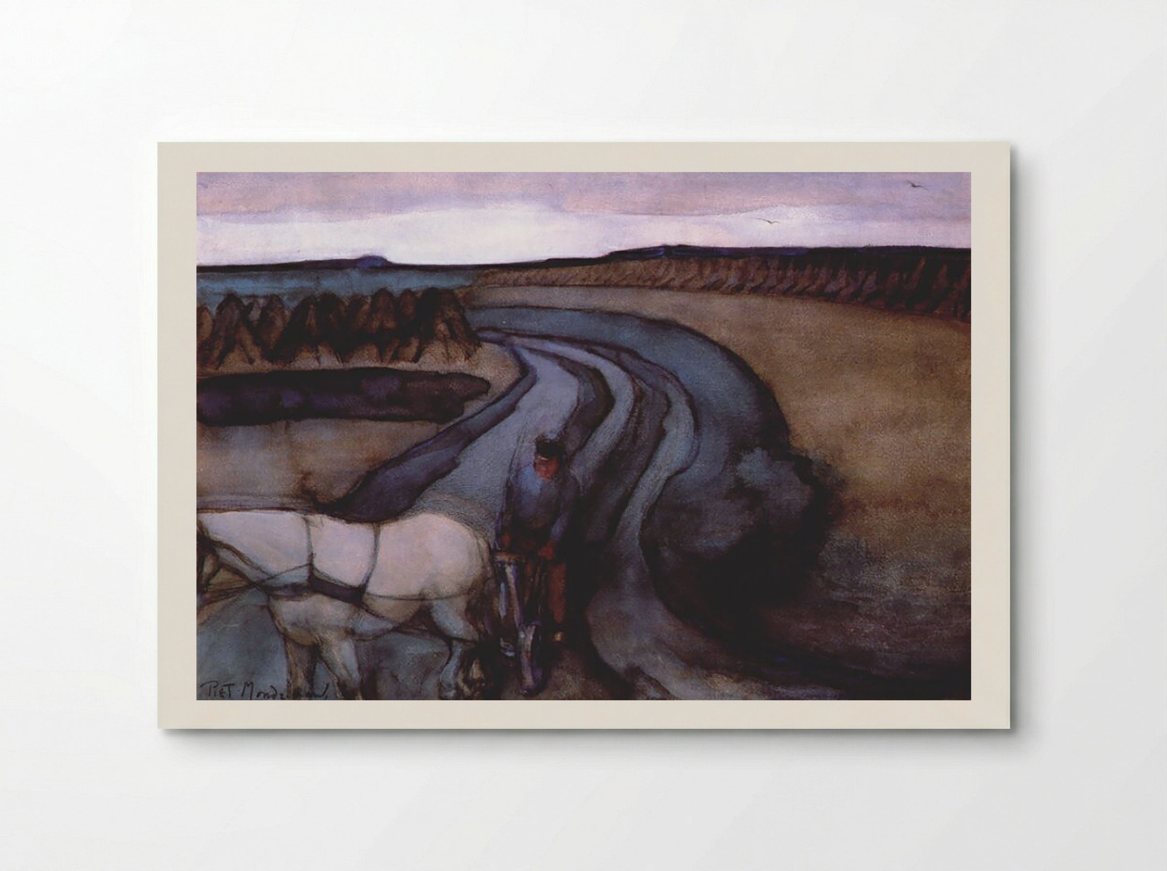 At Work, On the Land - Piet Mondrian - Poster