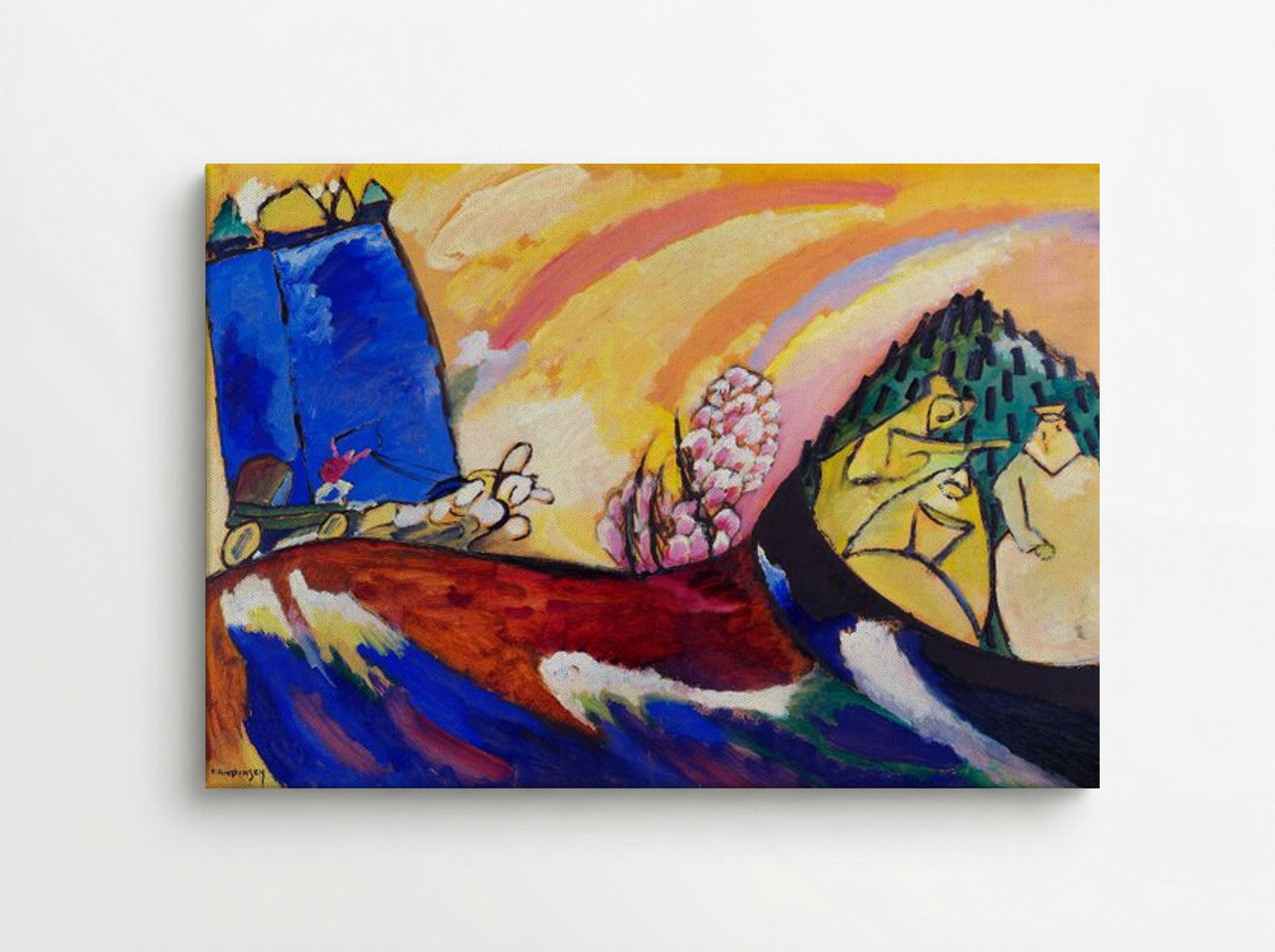 Painting with Troika - Wassily Kandinsky - Canvas
