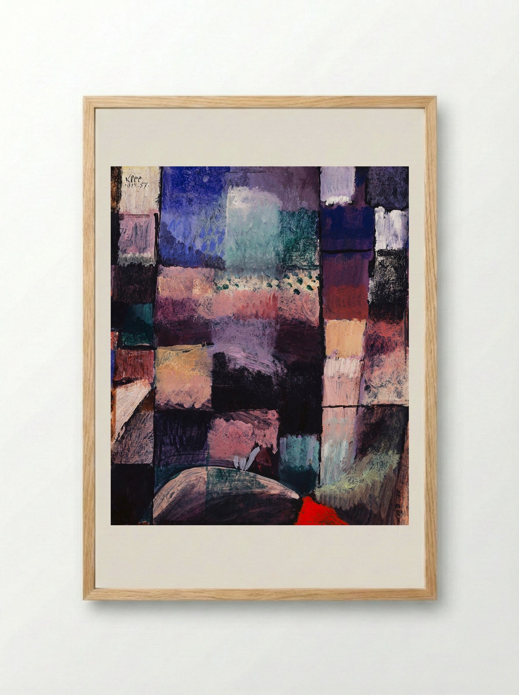 About a Motif from Hammamet - Paul Klee - Framed Print Wood